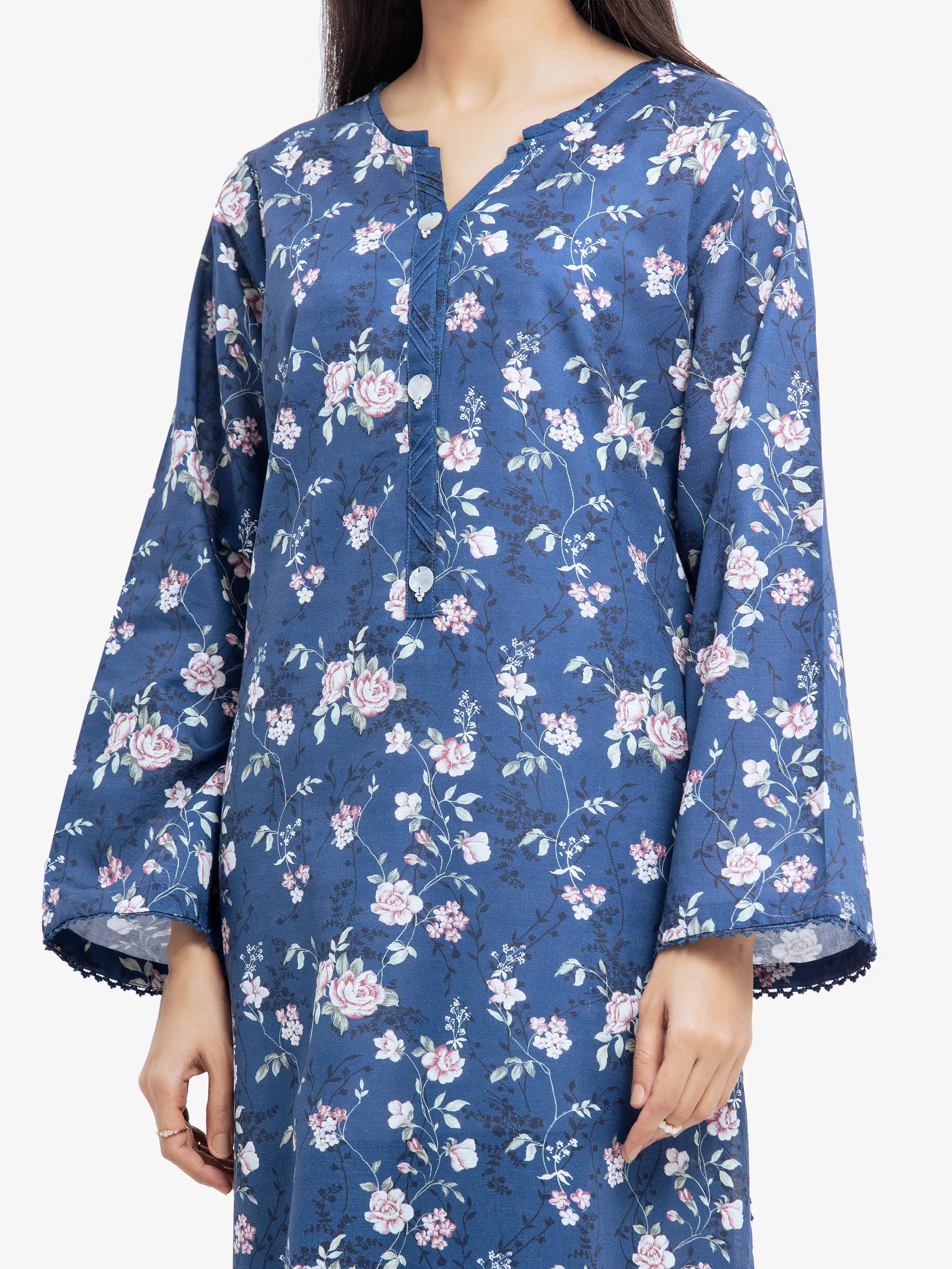 Pret Printed Khaddar Suit - EWTKP24-81496-3P - Image 3