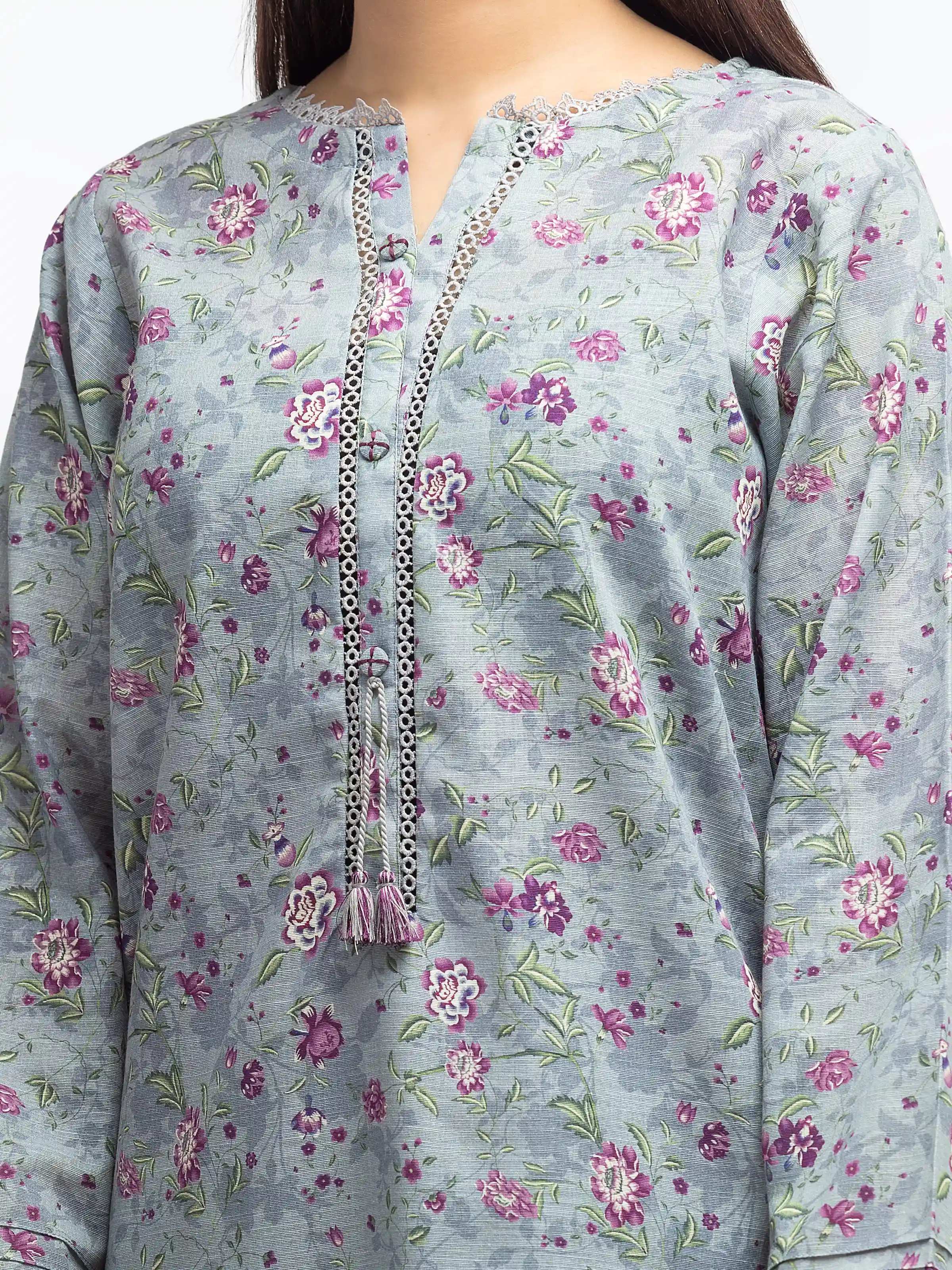 Pret Printed Khaddar Suit - EWTKP24-81497-3P - Image 3