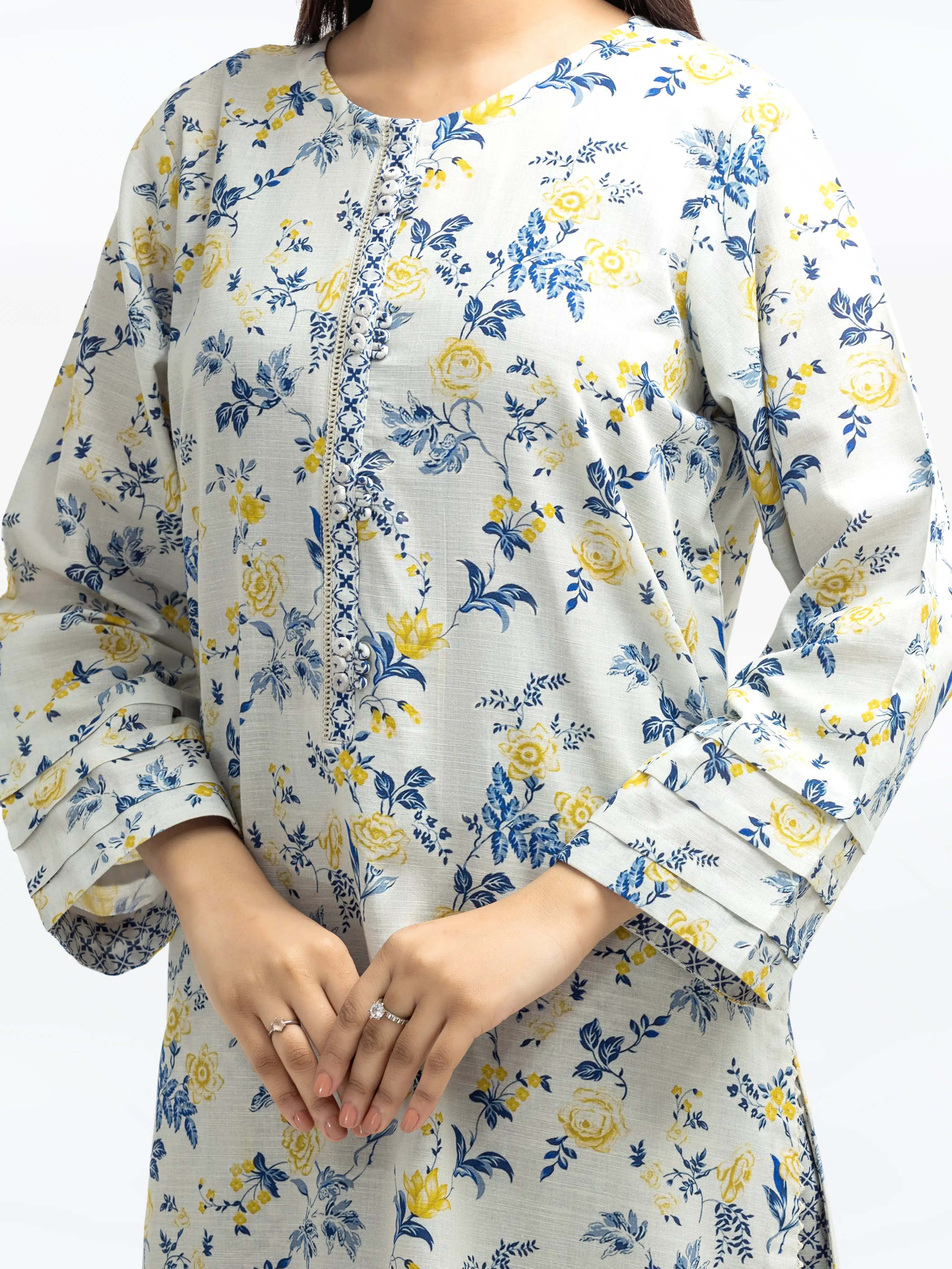 Pret Printed Khaddar Suit - EWTKP24-81498-3P - Image 3