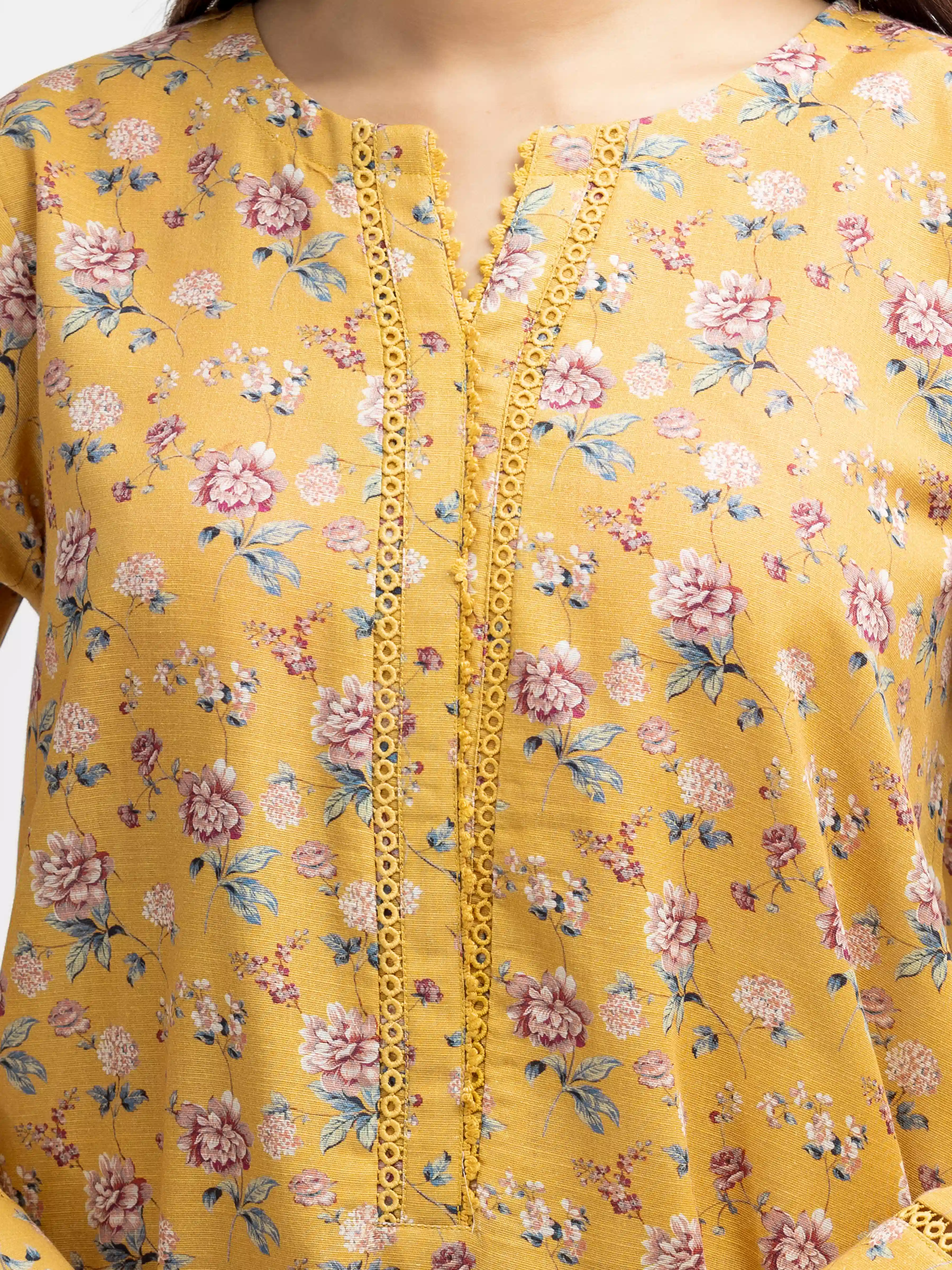 Pret Printed Khaddar Suit - EWTKP24-81520-3P - Image 3