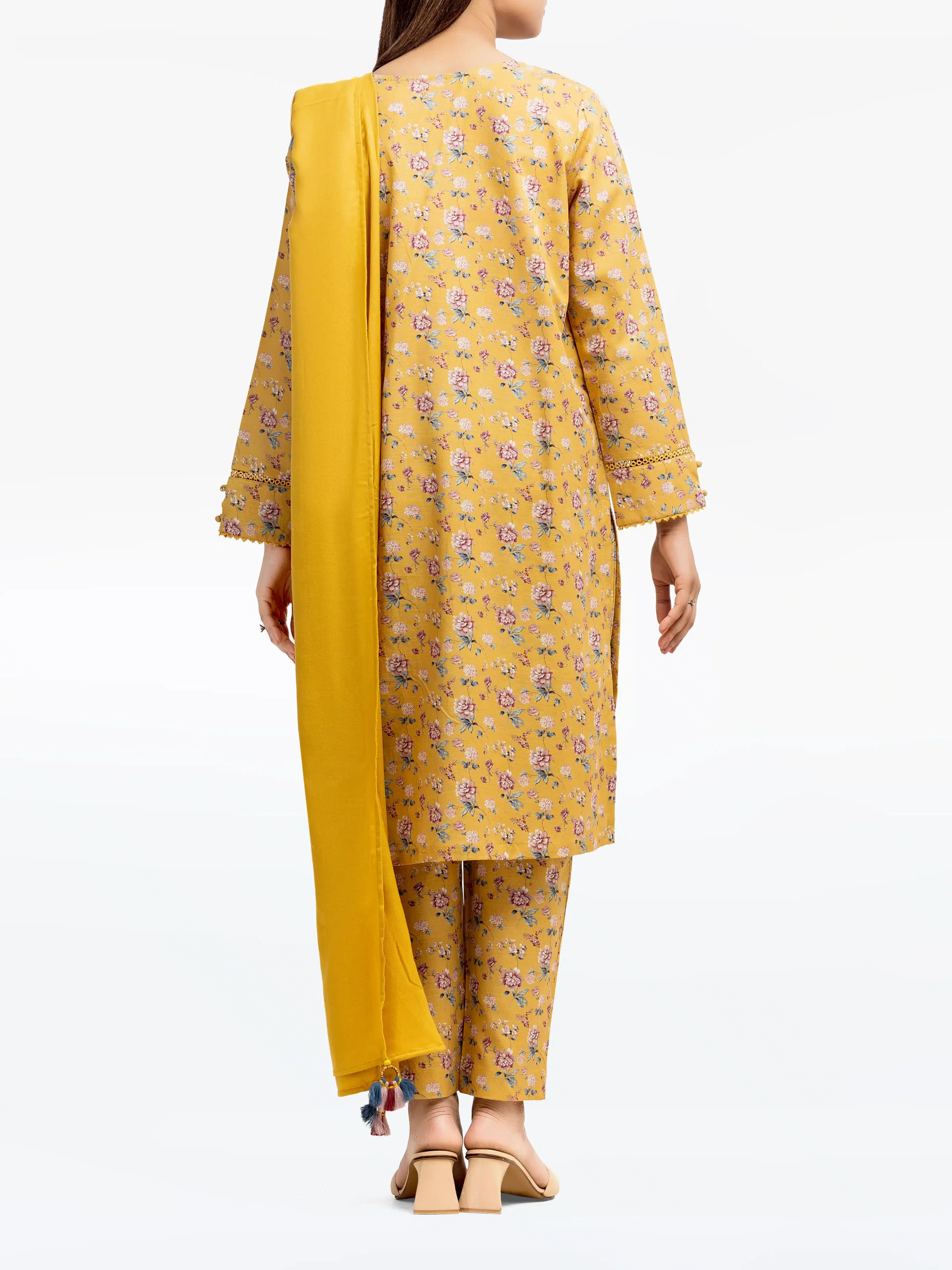 Pret Printed Khaddar Suit - EWTKP24-81520-3P - Image 6