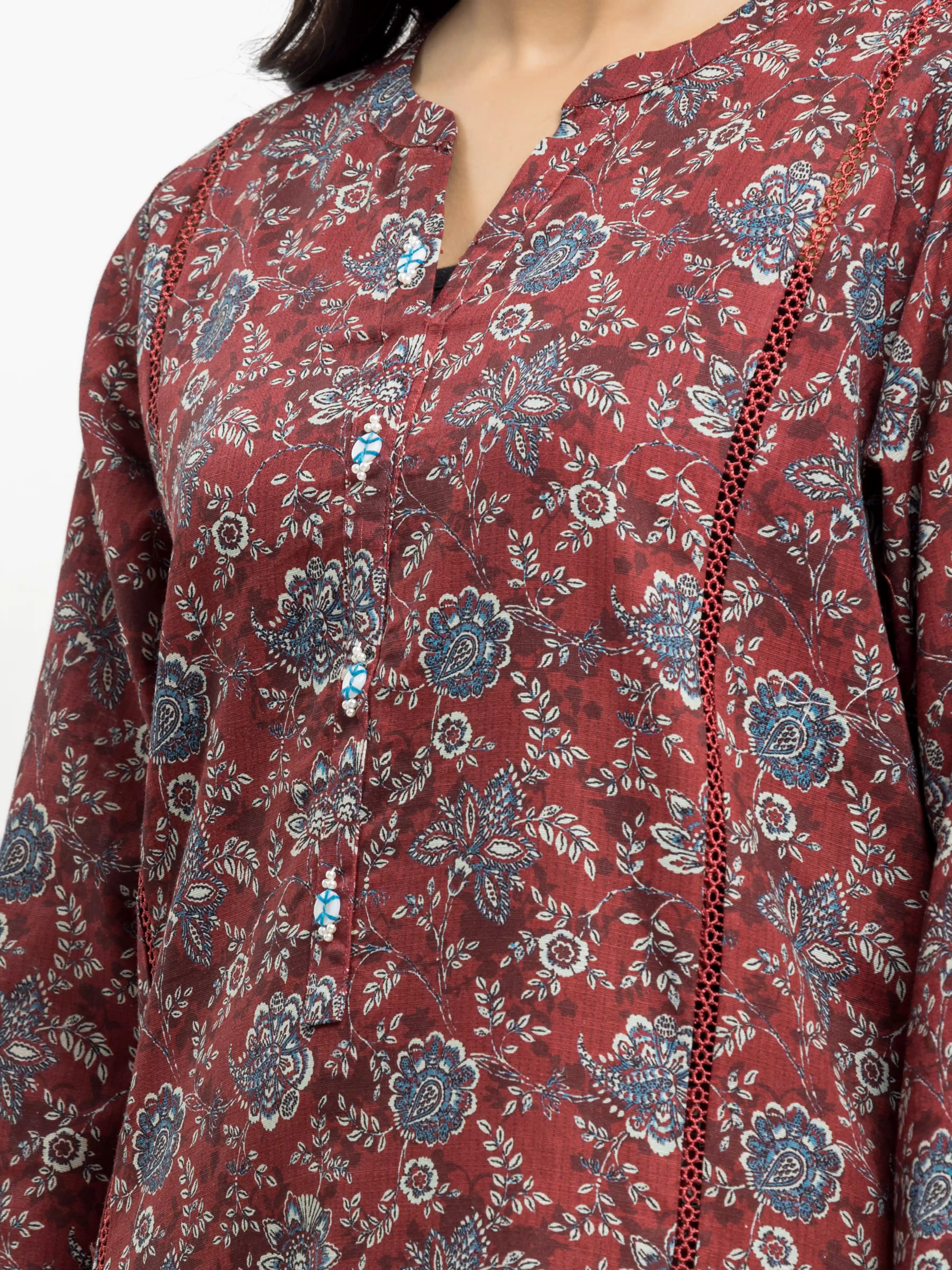 Pret Printed Khaddar Suit - EWTKP24-81523-3P - Image 3