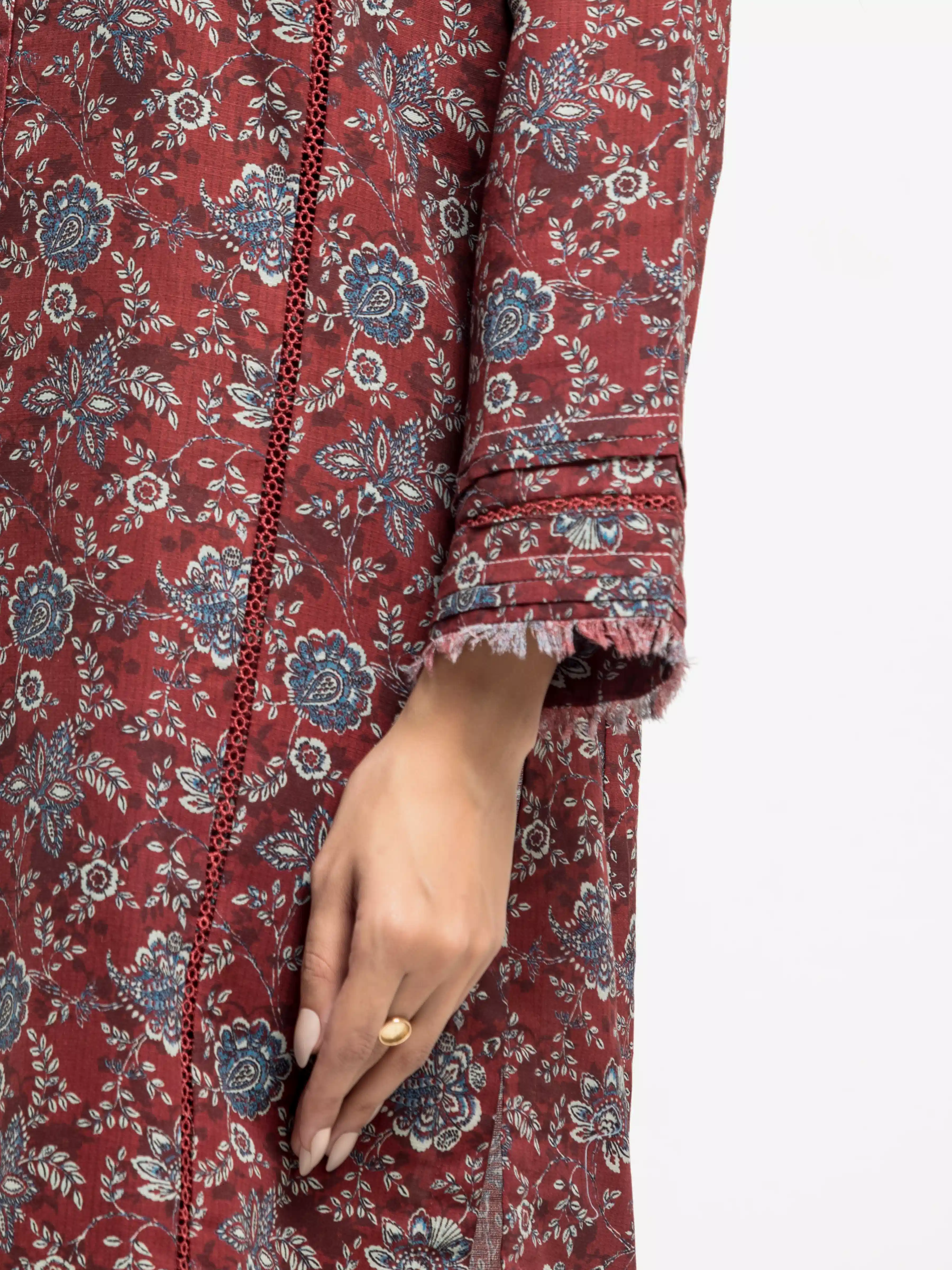 Pret Printed Khaddar Suit - EWTKP24-81523-3P - Image 4