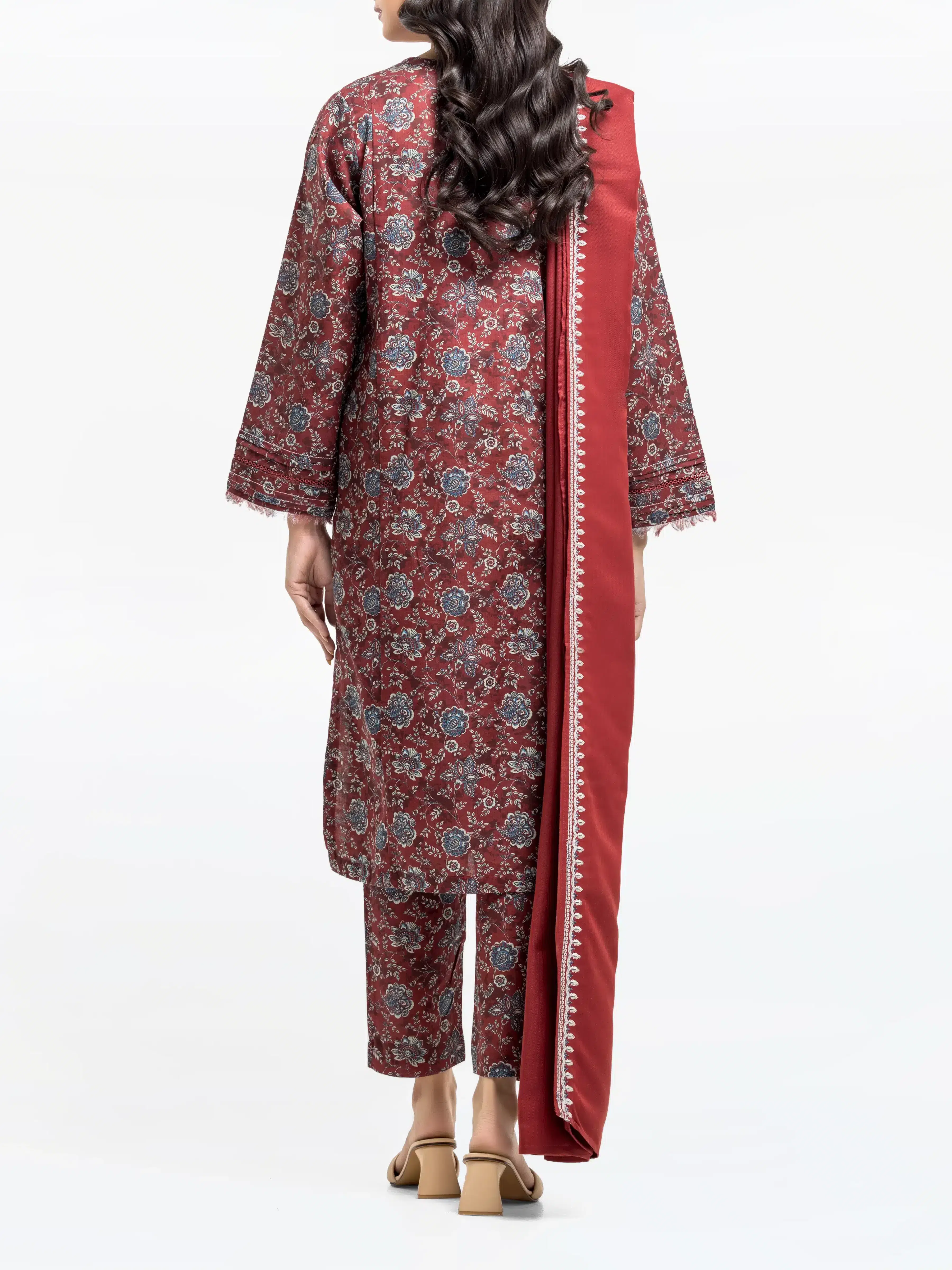 Pret Printed Khaddar Suit - EWTKP24-81523-3P - Image 6