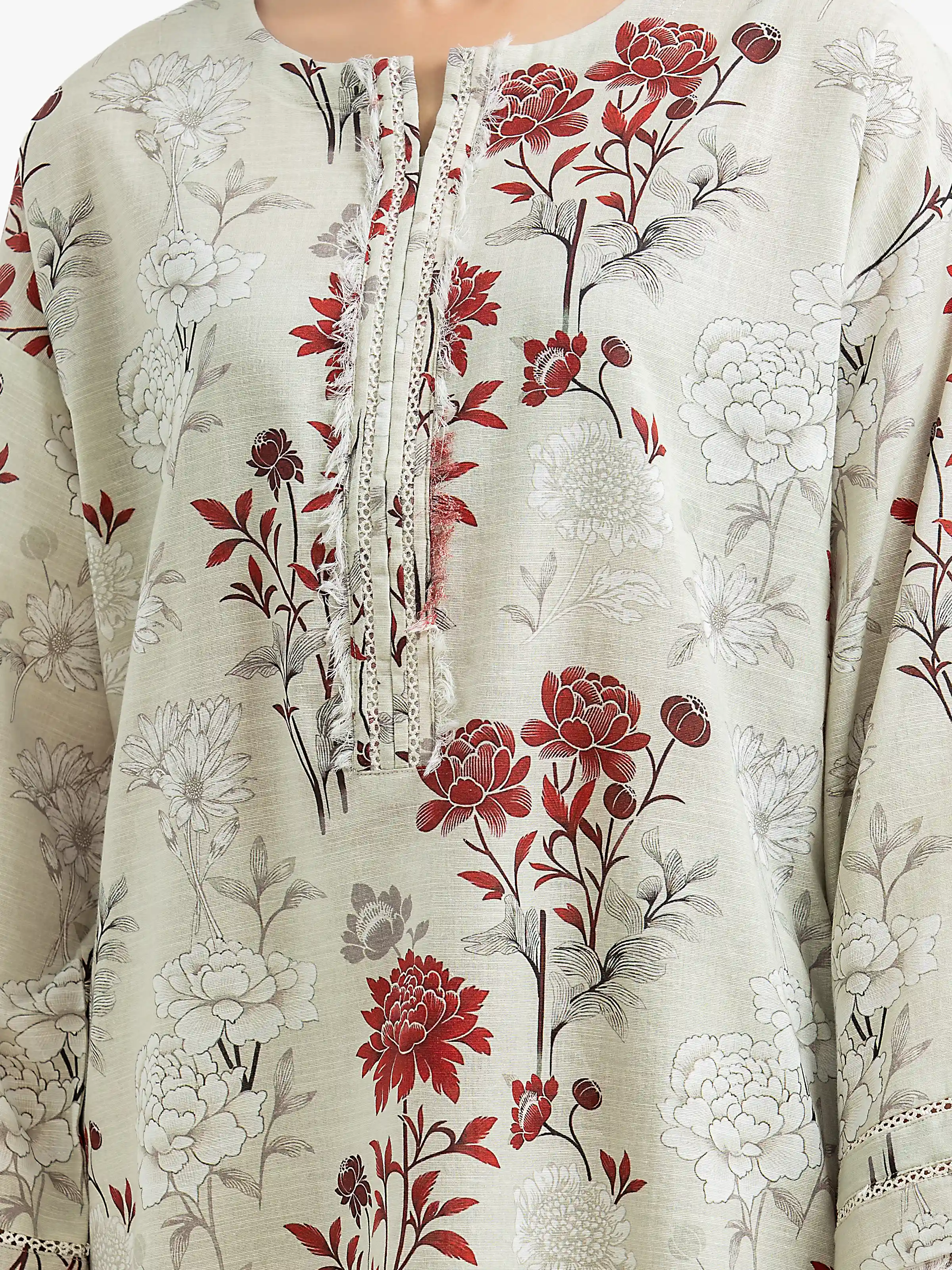 Pret Printed Khaddar Suit - EWTKP24-81524-3P - Image 3