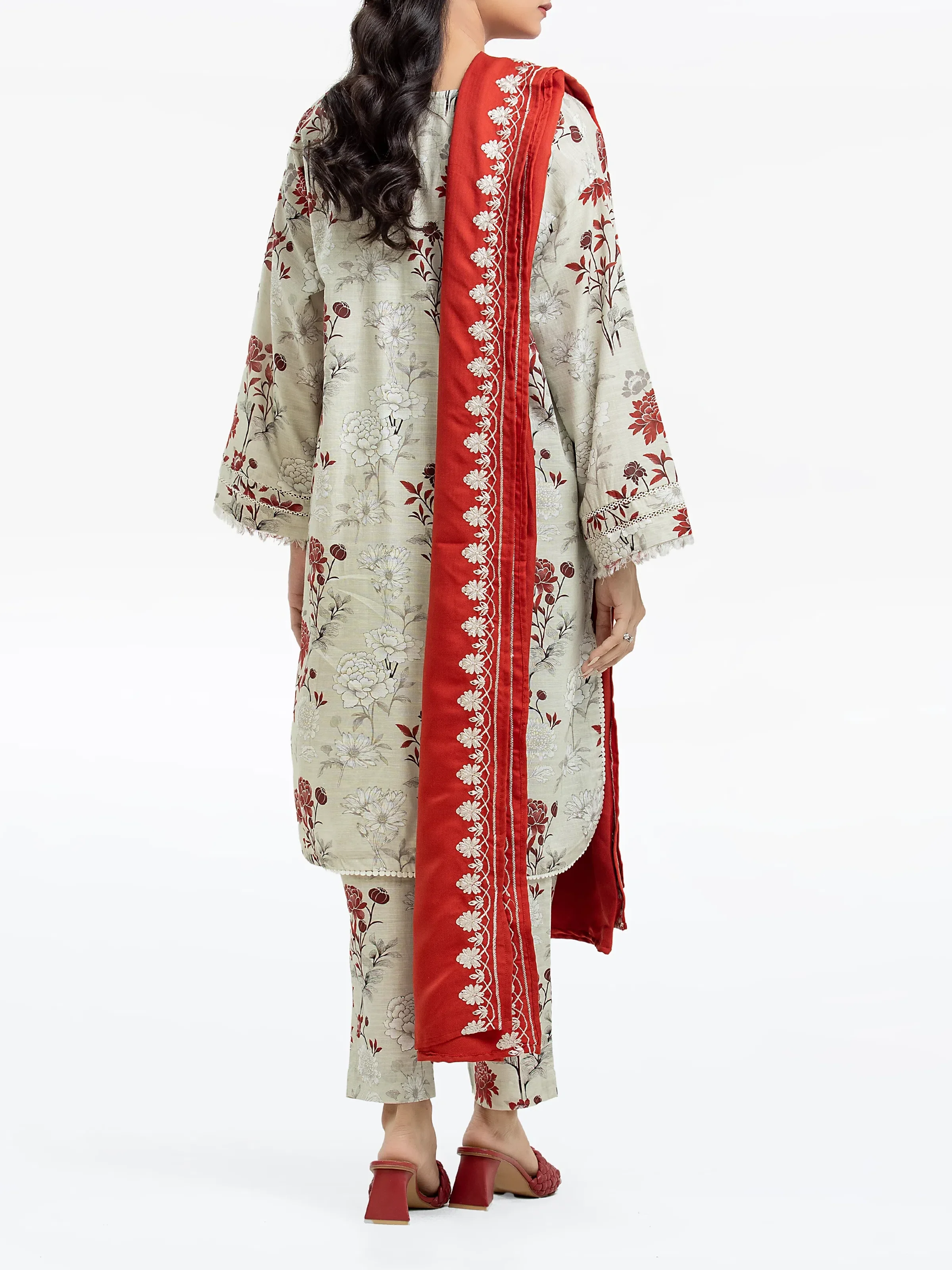 Pret Printed Khaddar Suit - EWTKP24-81524-3P - Image 5