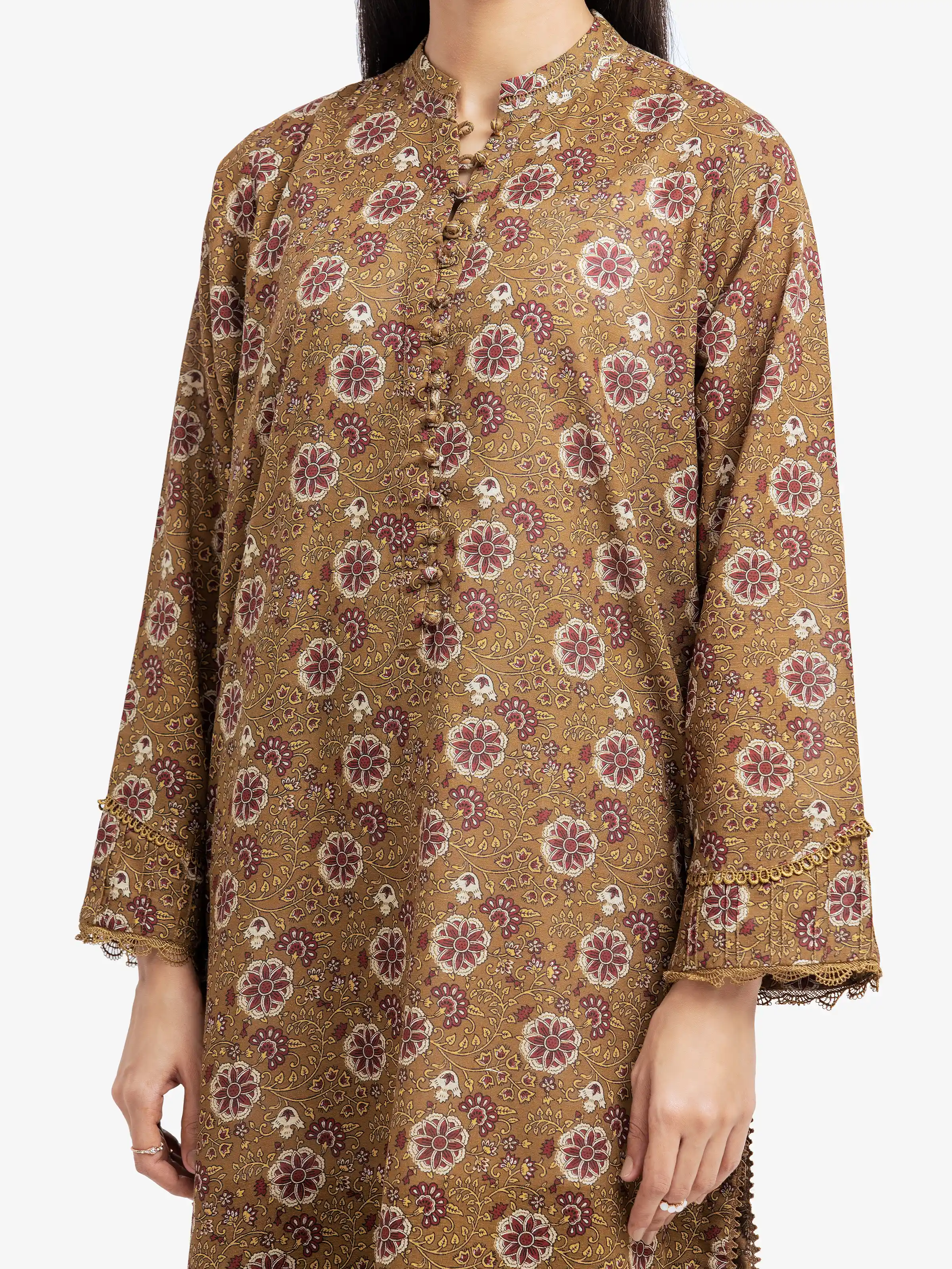 Pret Printed Khaddar Suit - EWTKP24-81525-3P - Image 3
