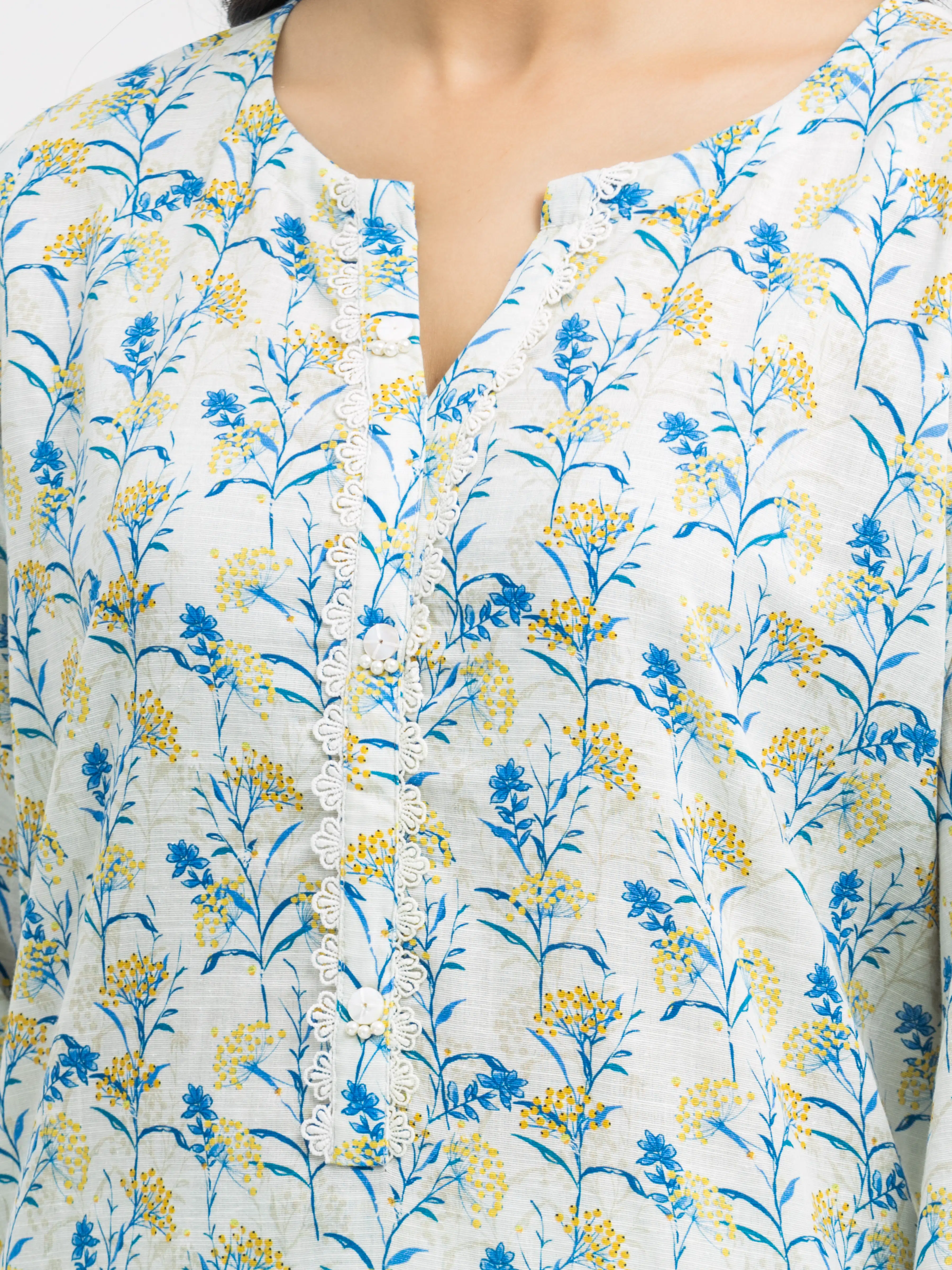 Pret Printed Khaddar Suit - EWTKP24-81529-3P - Image 3