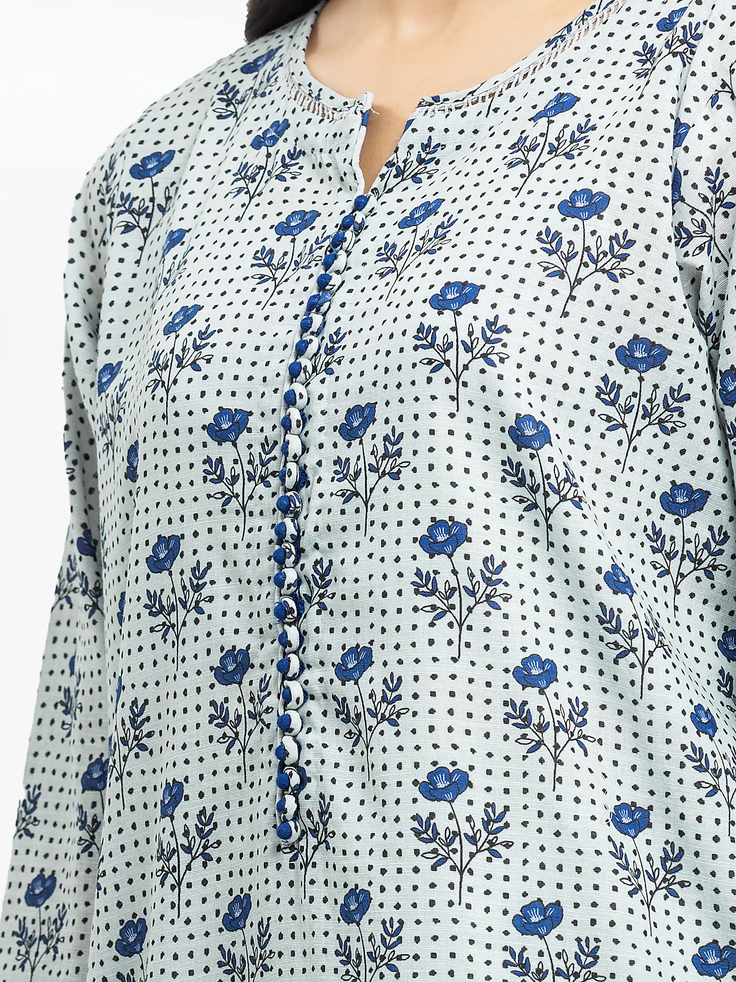 Pret Printed Khaddar Suit - EWTKP24-81531-3P - Image 3