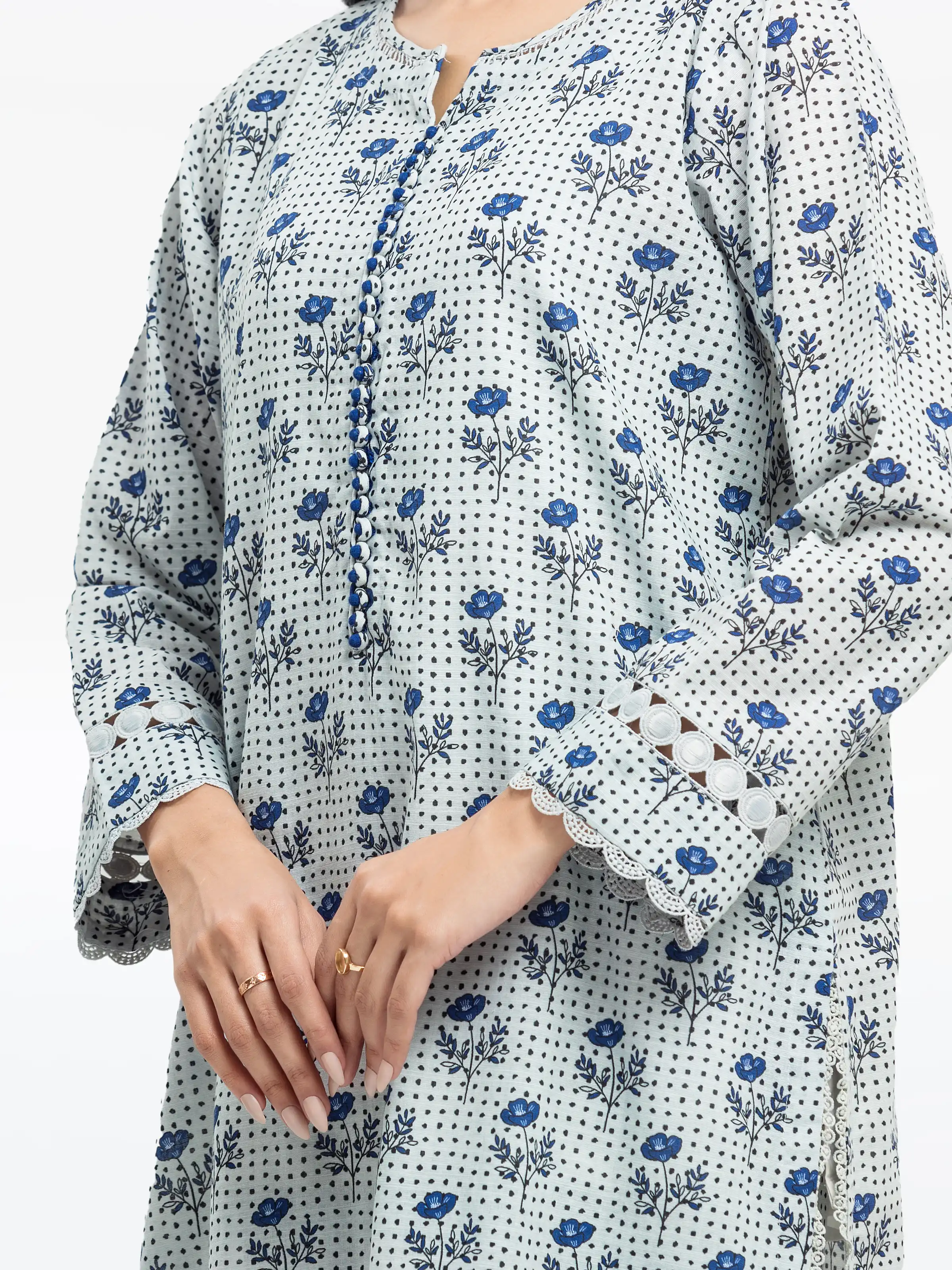 Pret Printed Khaddar Suit - EWTKP24-81531-3P - Image 4