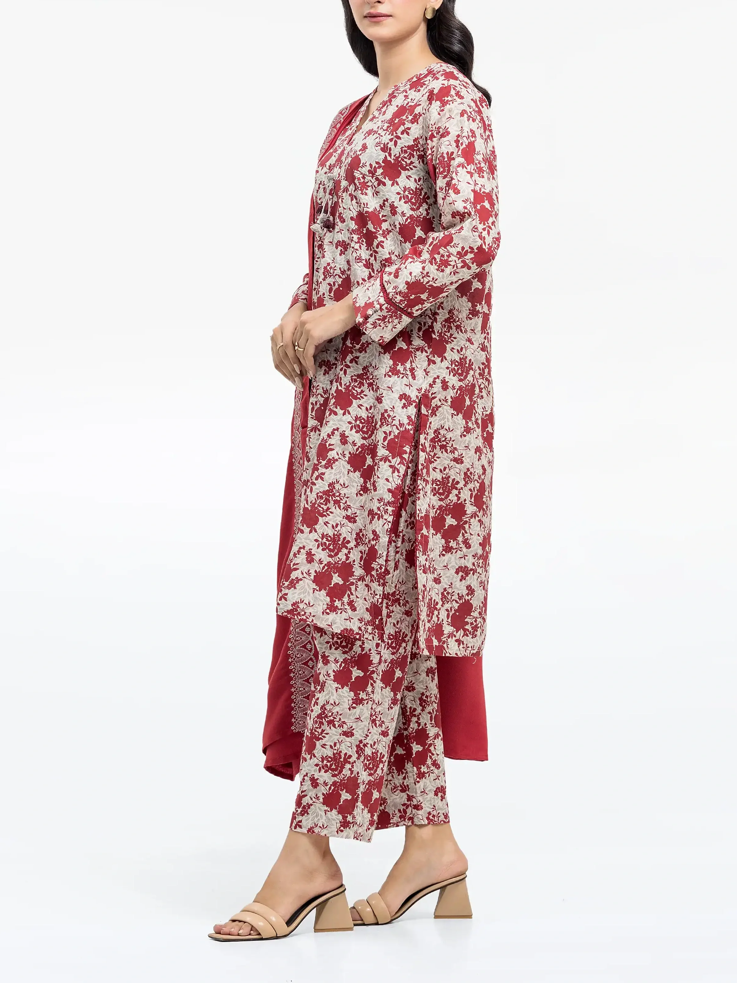 Pret Printed Khaddar Suit - EWTKP24-81532-3P - Image 4