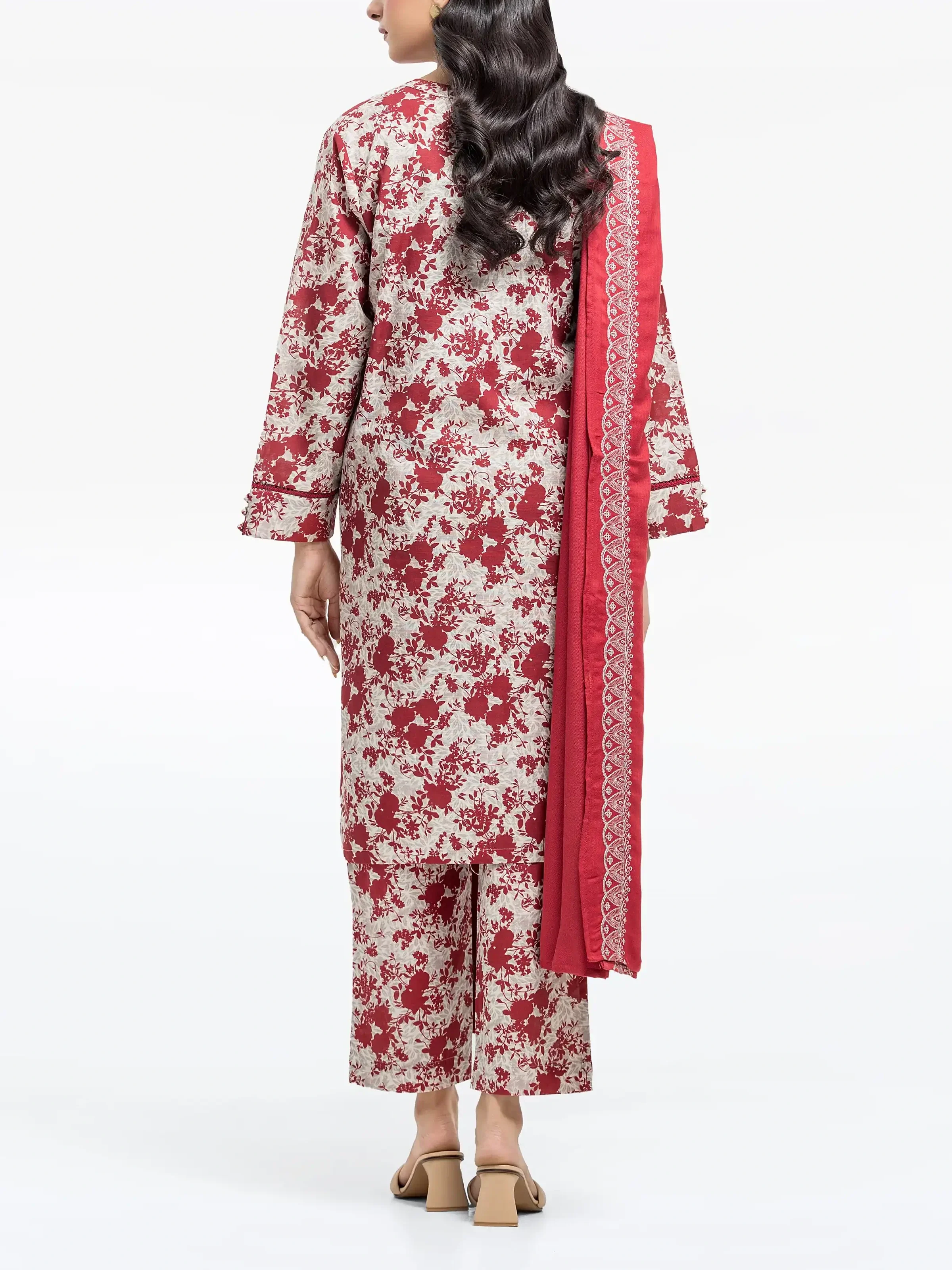 Pret Printed Khaddar Suit - EWTKP24-81532-3P - Image 5