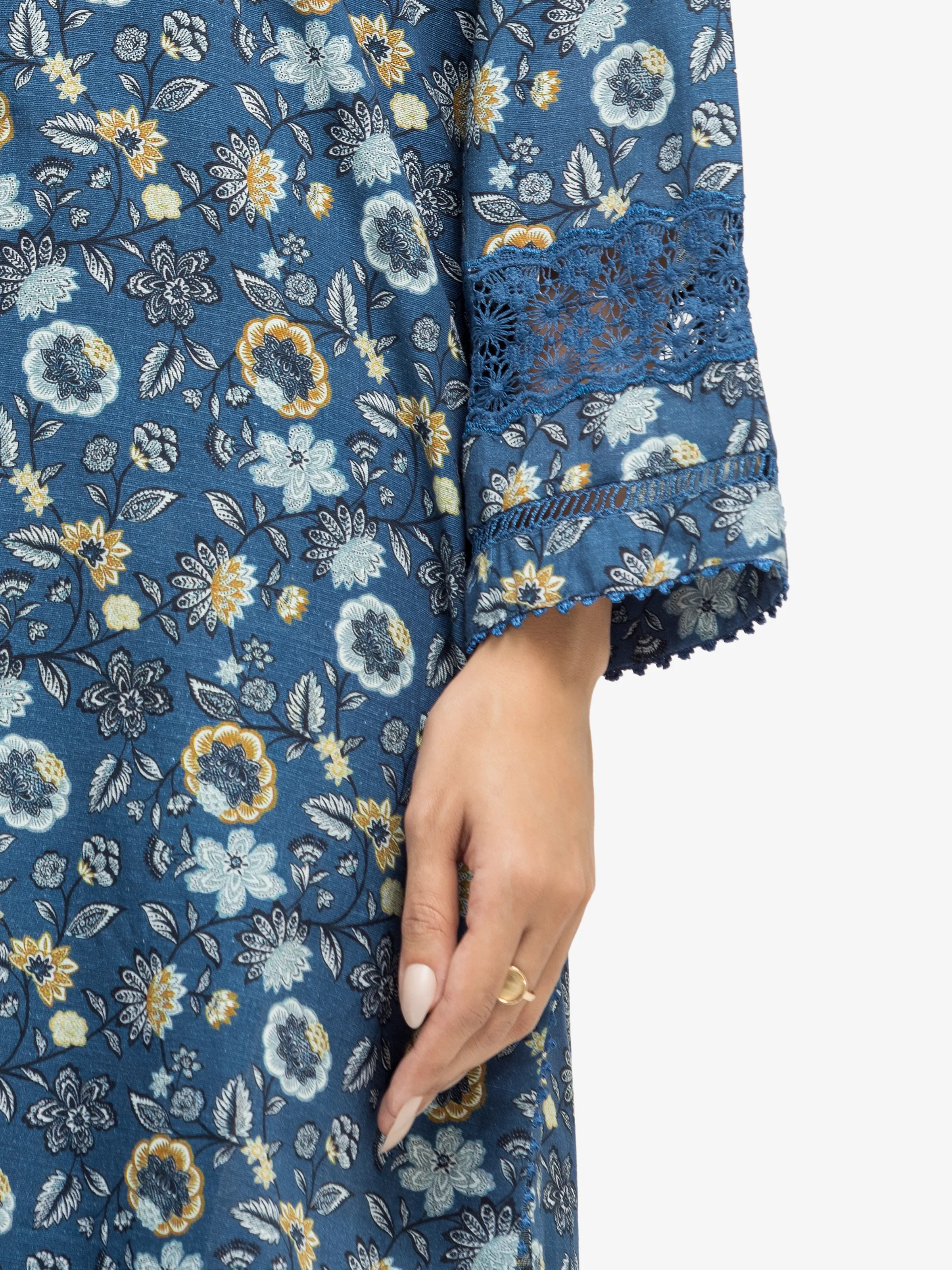 Pret Printed Khaddar Suit - EWTKP24-81533-3P - Image 3