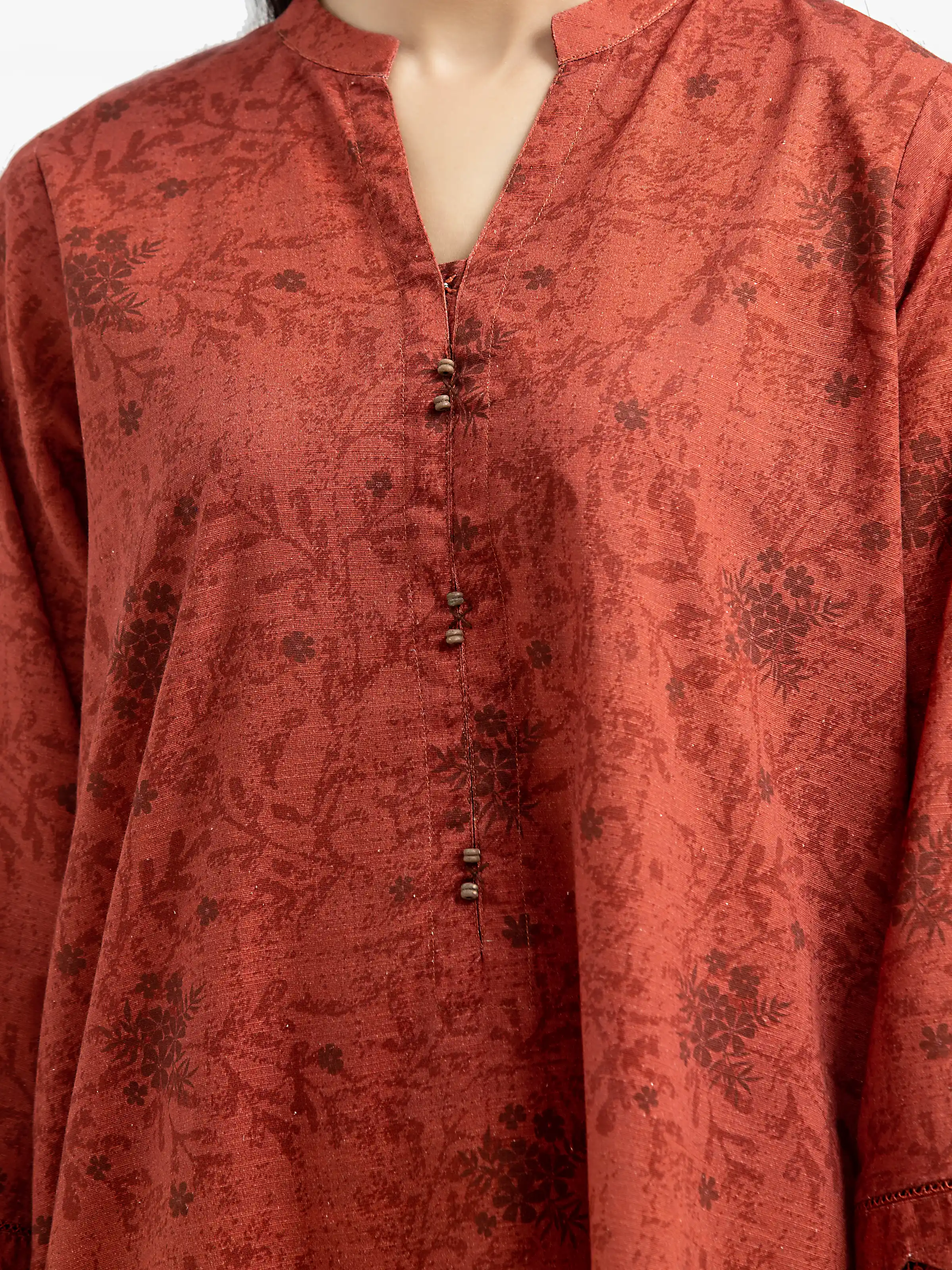 Pret Printed Khaddar Suit - EWTKP24-81535-3P - Image 3