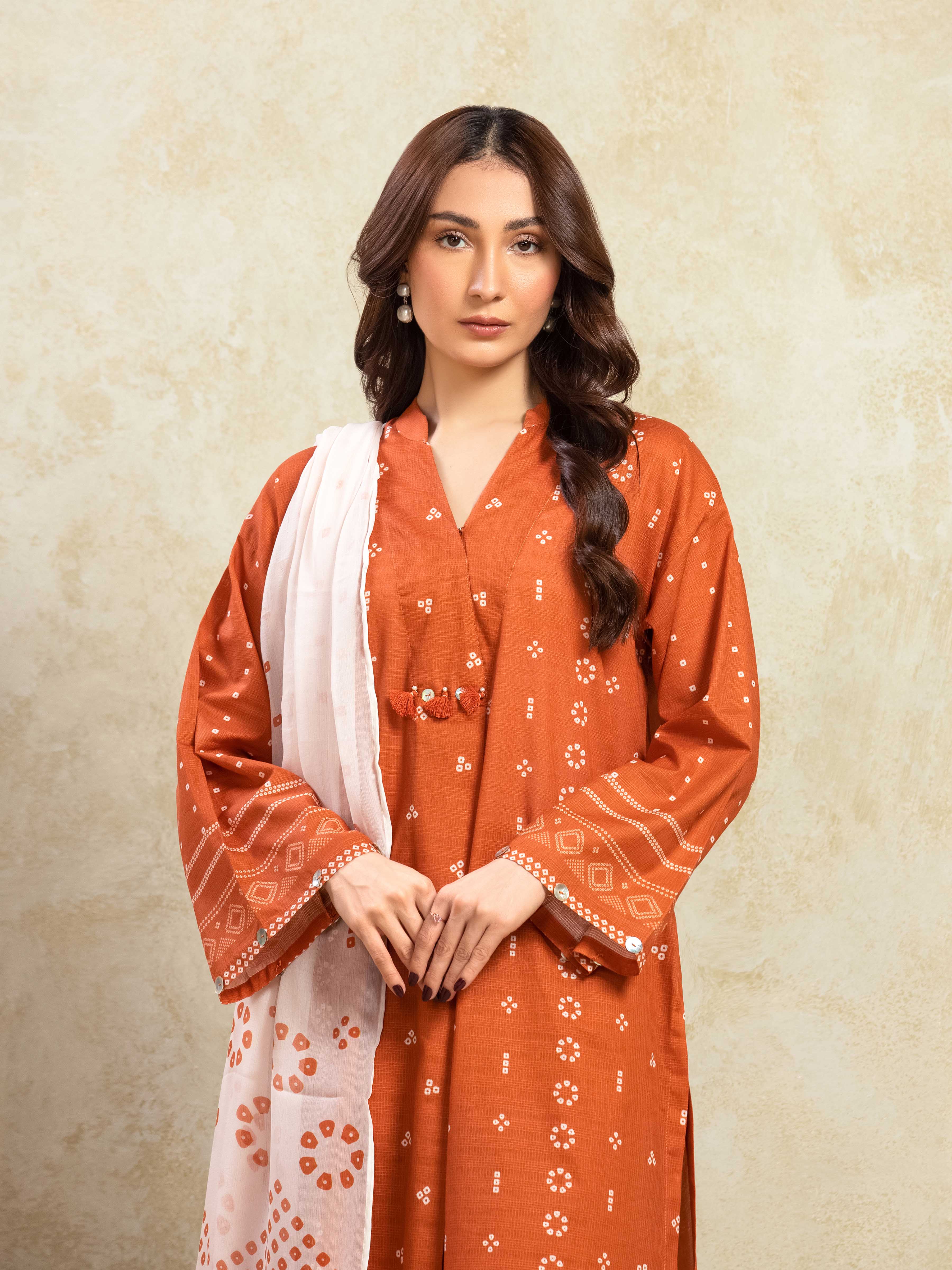 Pret Printed Lawn Slub Suit - EWTKP5-81738-3P - Image 2
