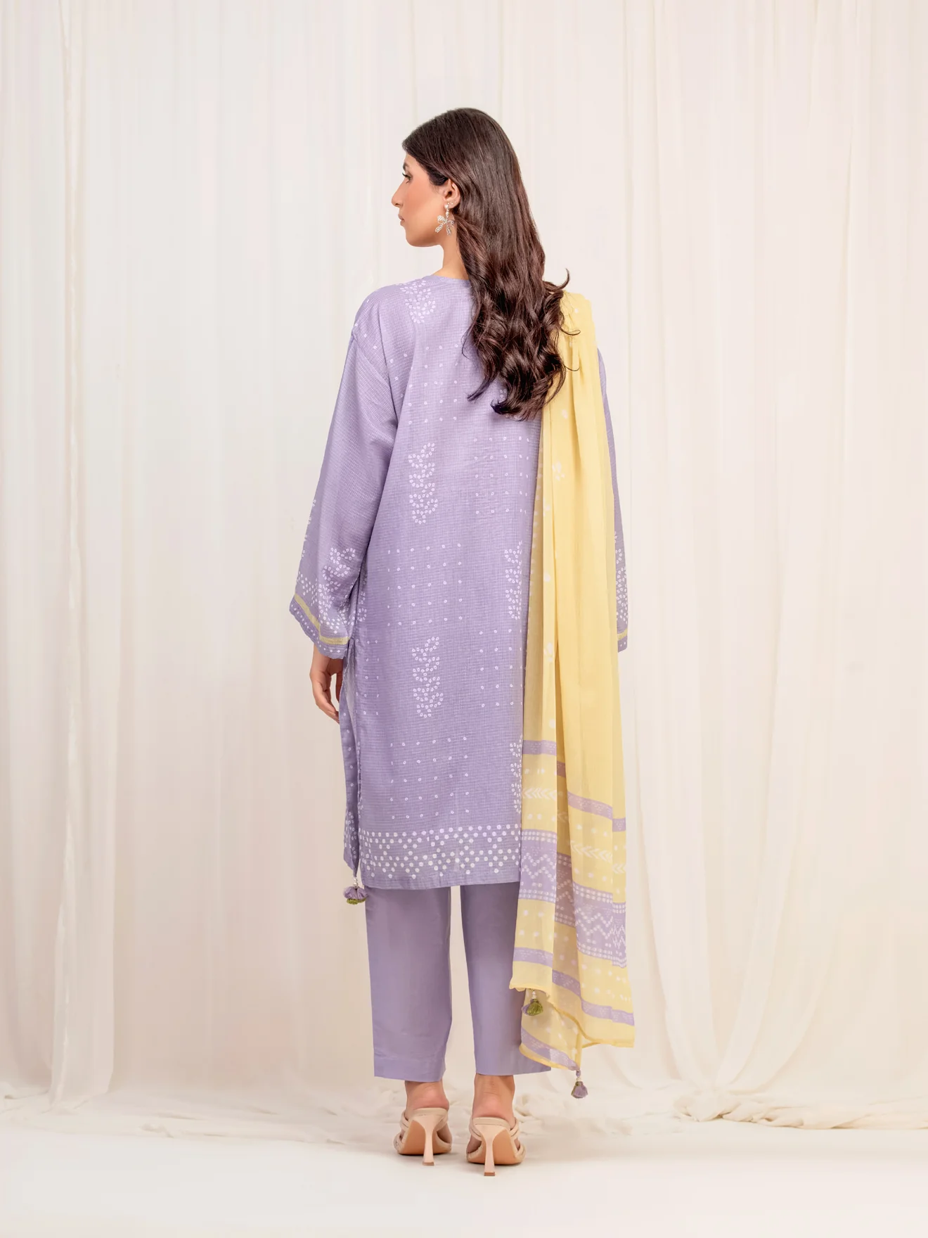 Pret Printed Lawn Slub Suit - EWTKP5-81739-3P - Image 5