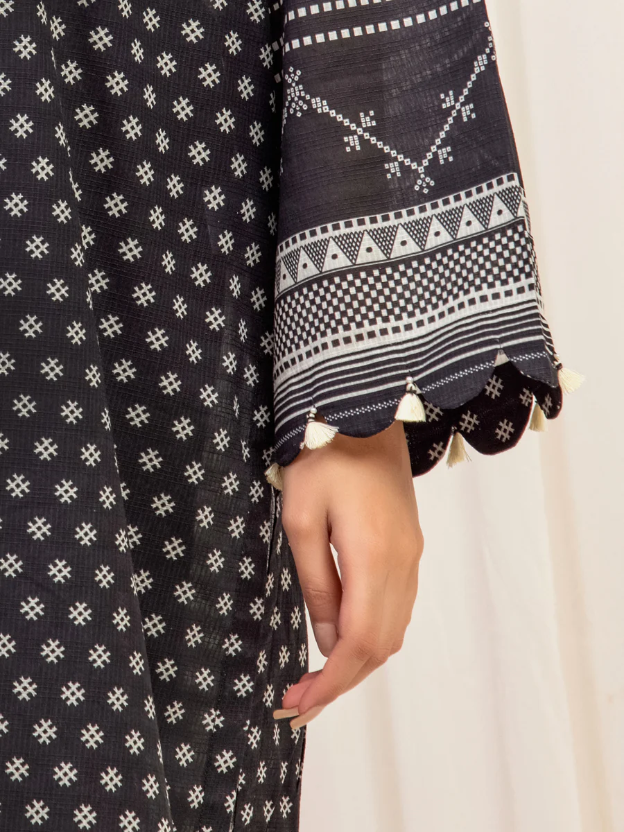 Pret Printed Lawn Slub Suit - EWTKP5-81742-3P - Image 4