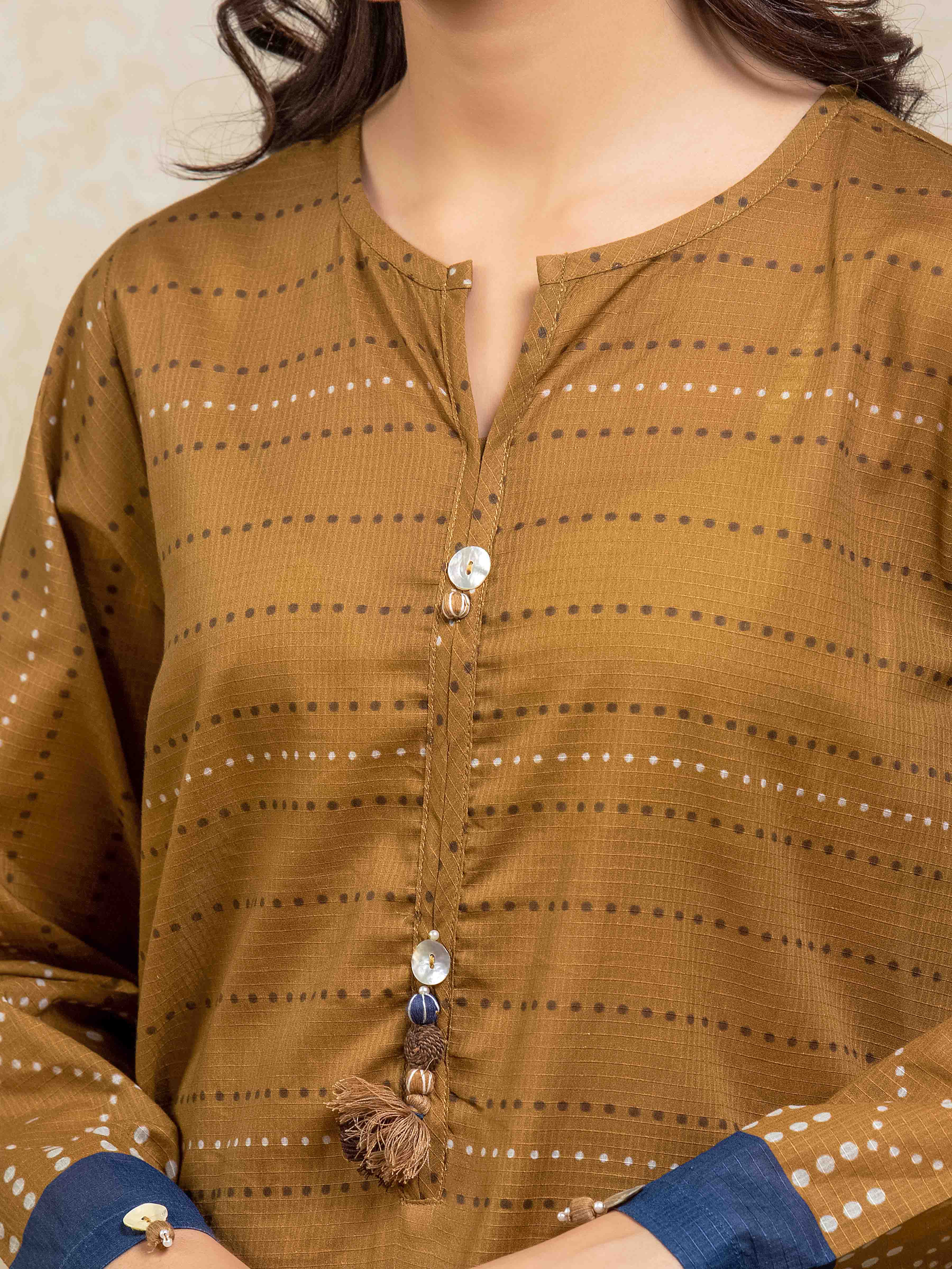 Pret Printed Lawn Slub Suit - EWTKP5-81747-3P - Image 3