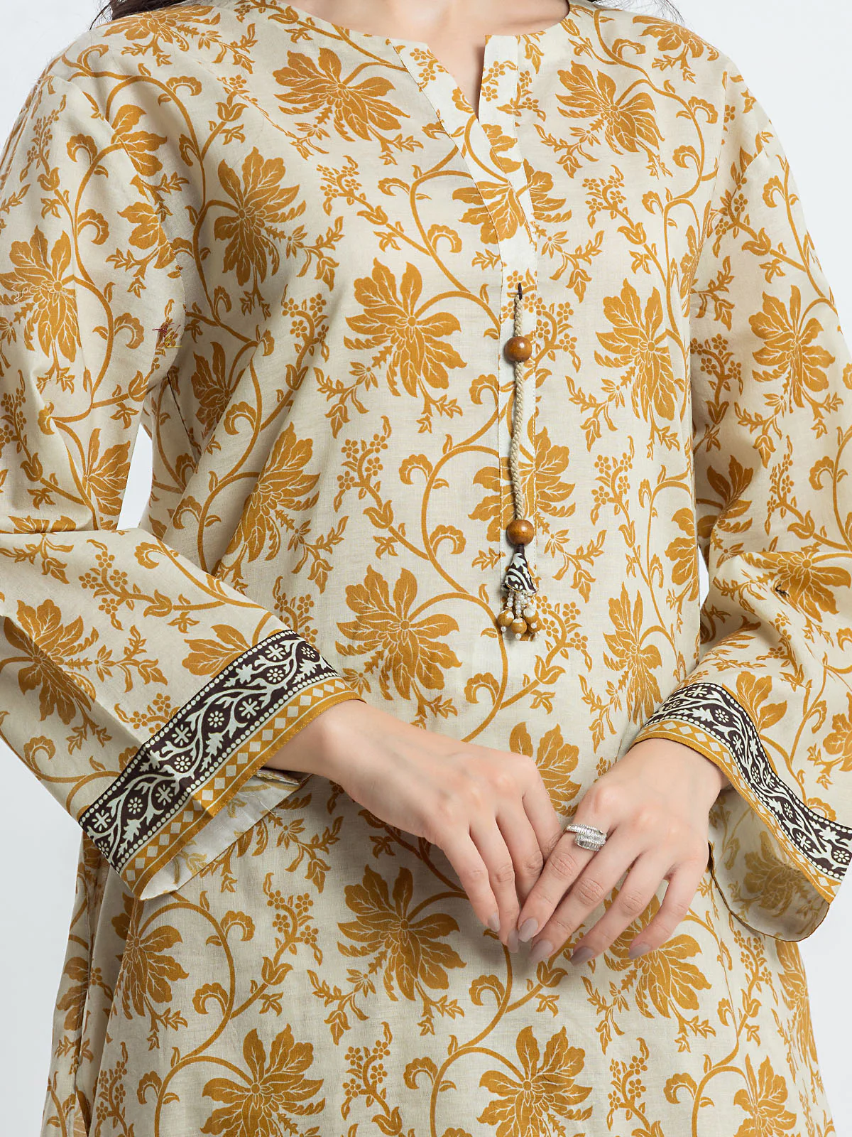 Pret Printed Lawn Suit - EWTKP24-81300-3P - Image 2
