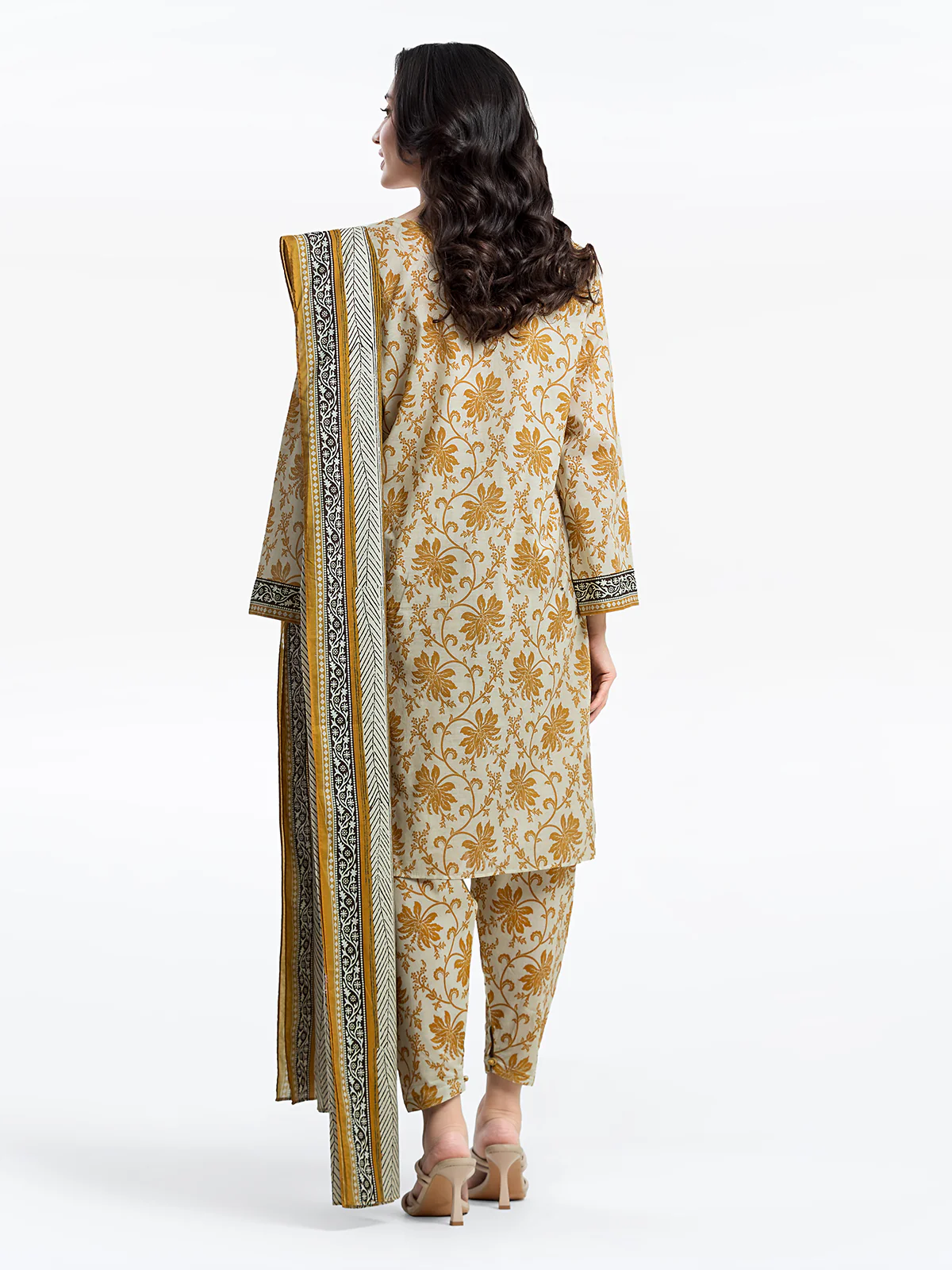 Pret Printed Lawn Suit - EWTKP24-81300-3P - Image 4