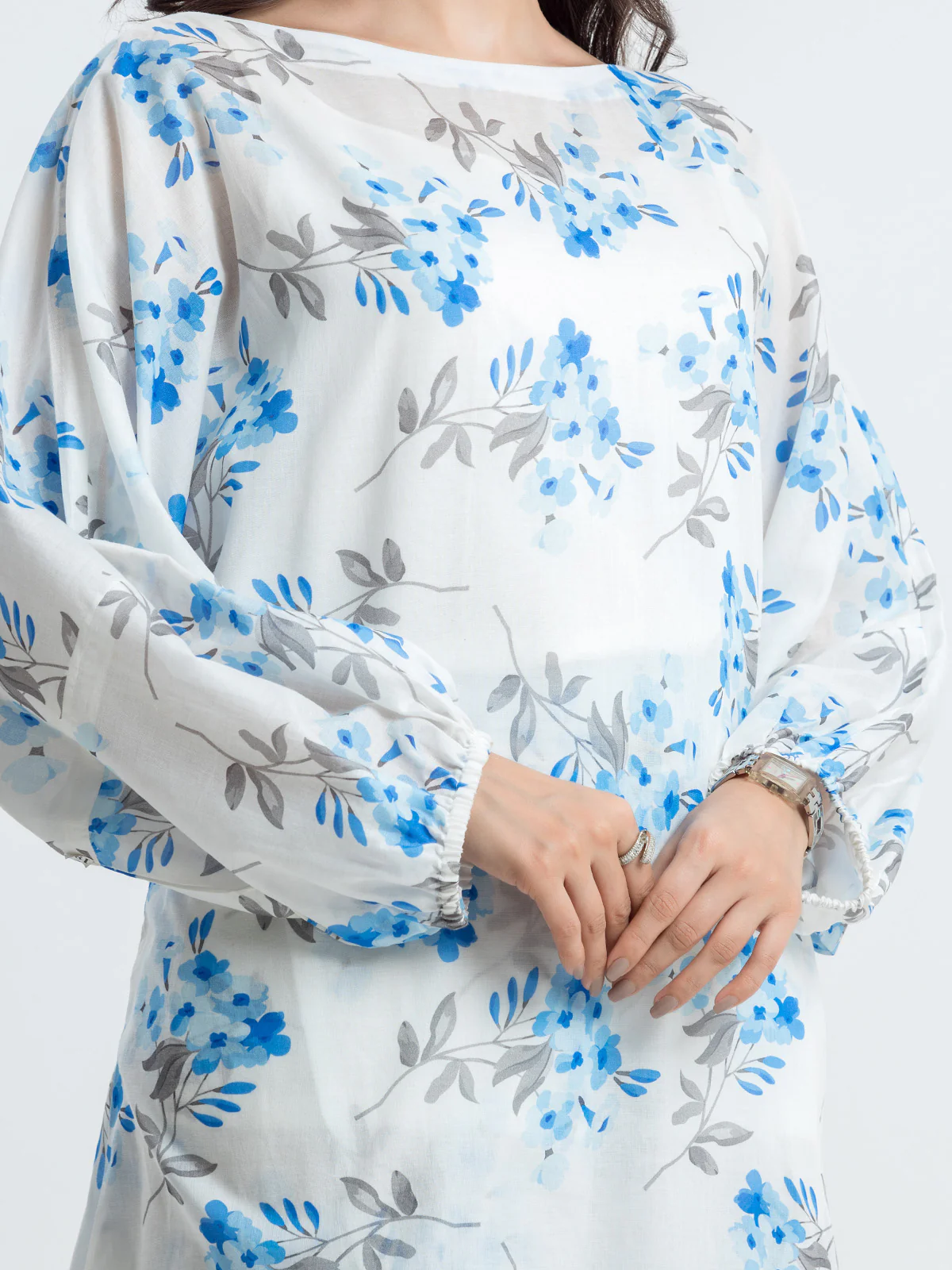 Pret Printed Lawn Suit - EWTKP24-81301-3P - Image 3