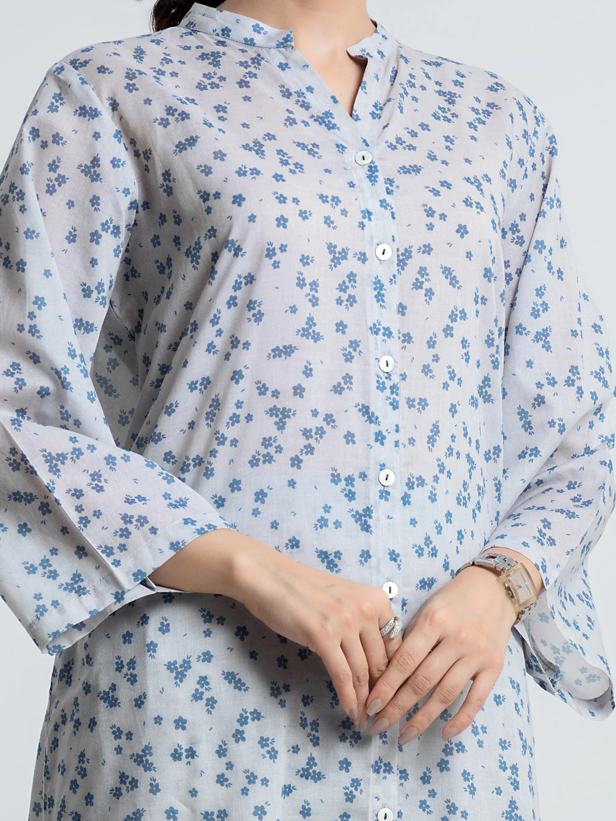 Pret Printed Lawn Suit - EWTKP24-81302-3P - Image 3