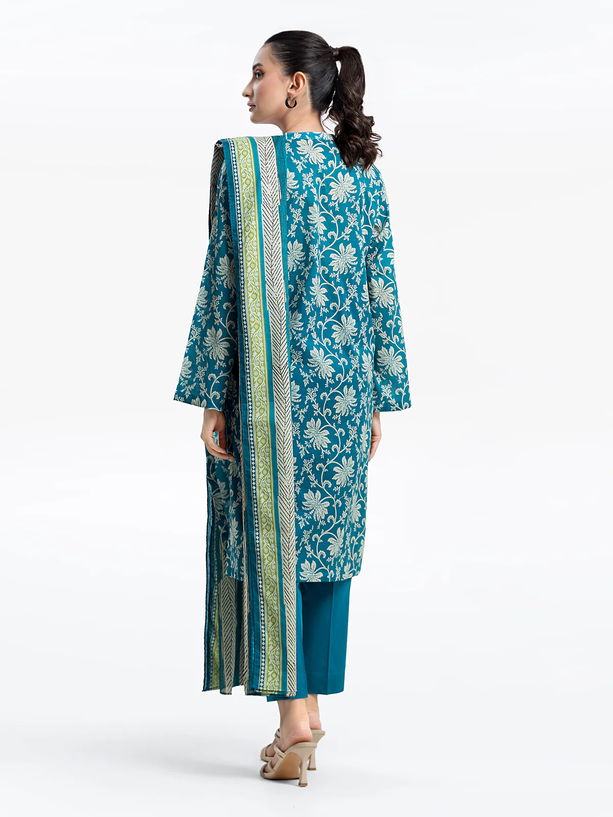 Pret Printed Lawn Suit - EWTKP24-81305-3P - Image 5