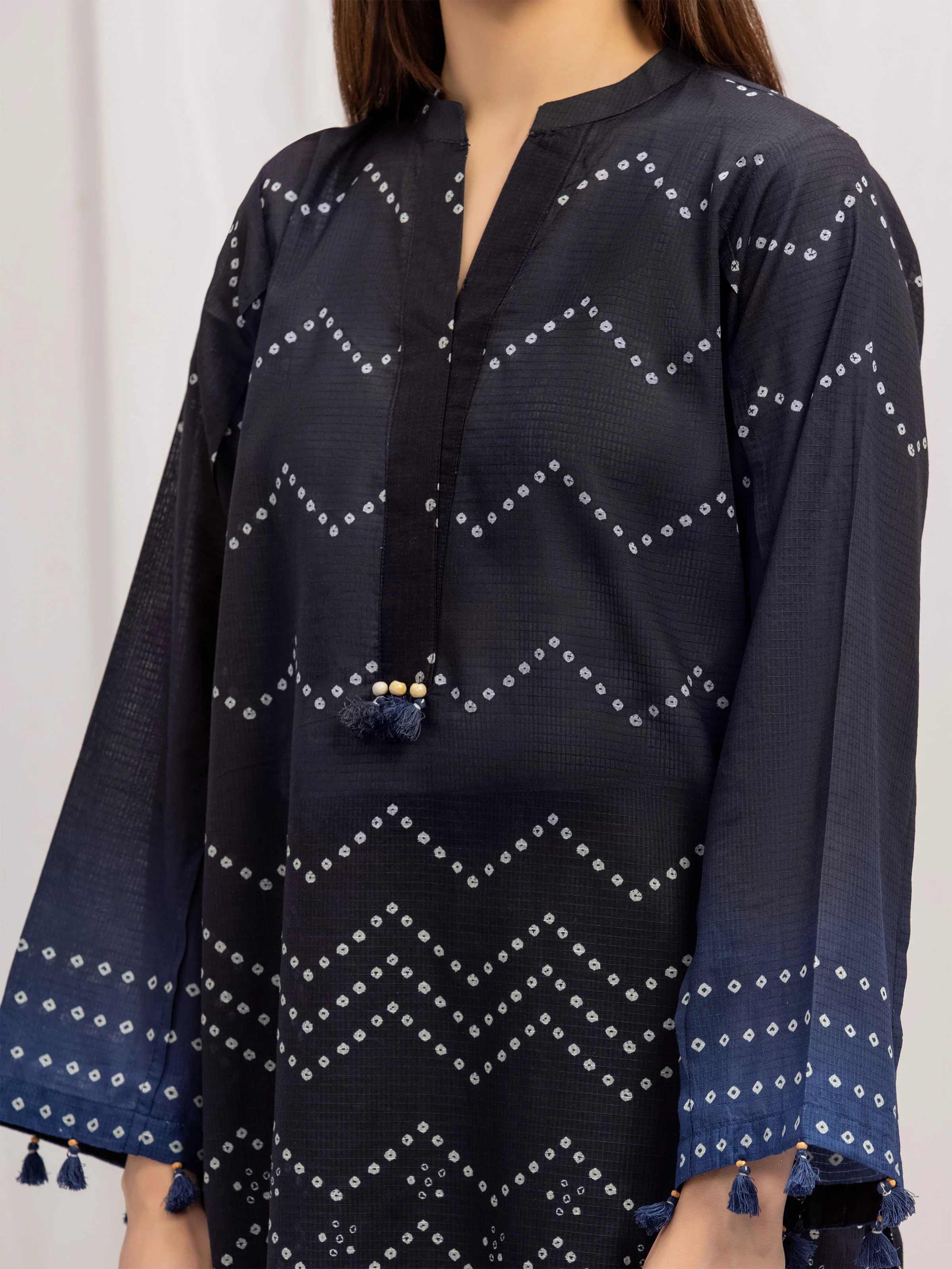 Pret Printed Lawn Slub Suit - EWTKP5-81744-3P - Image 3