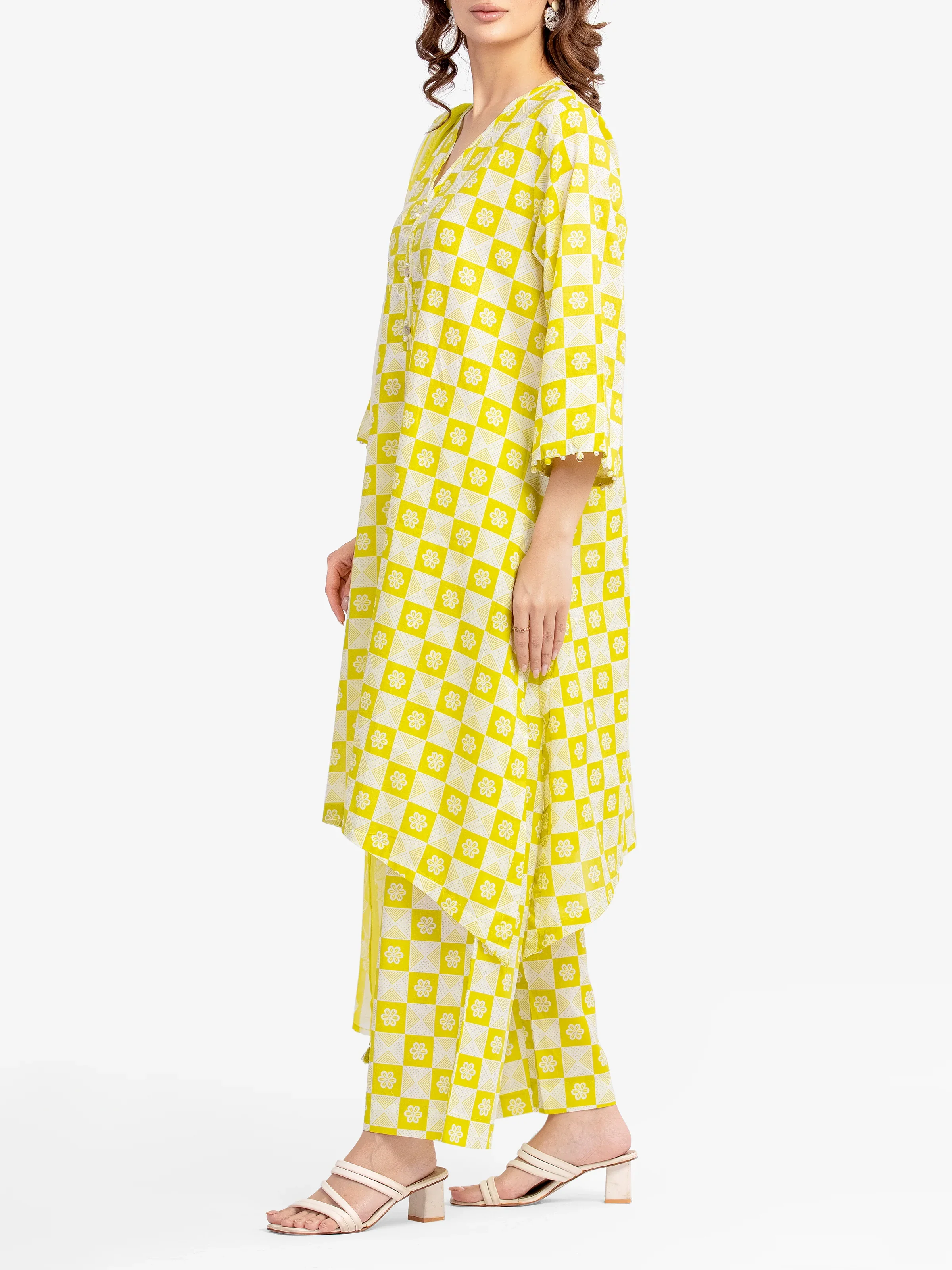 Pret Printed Lawn Suit - EWTKP5-81990-3P - Image 4