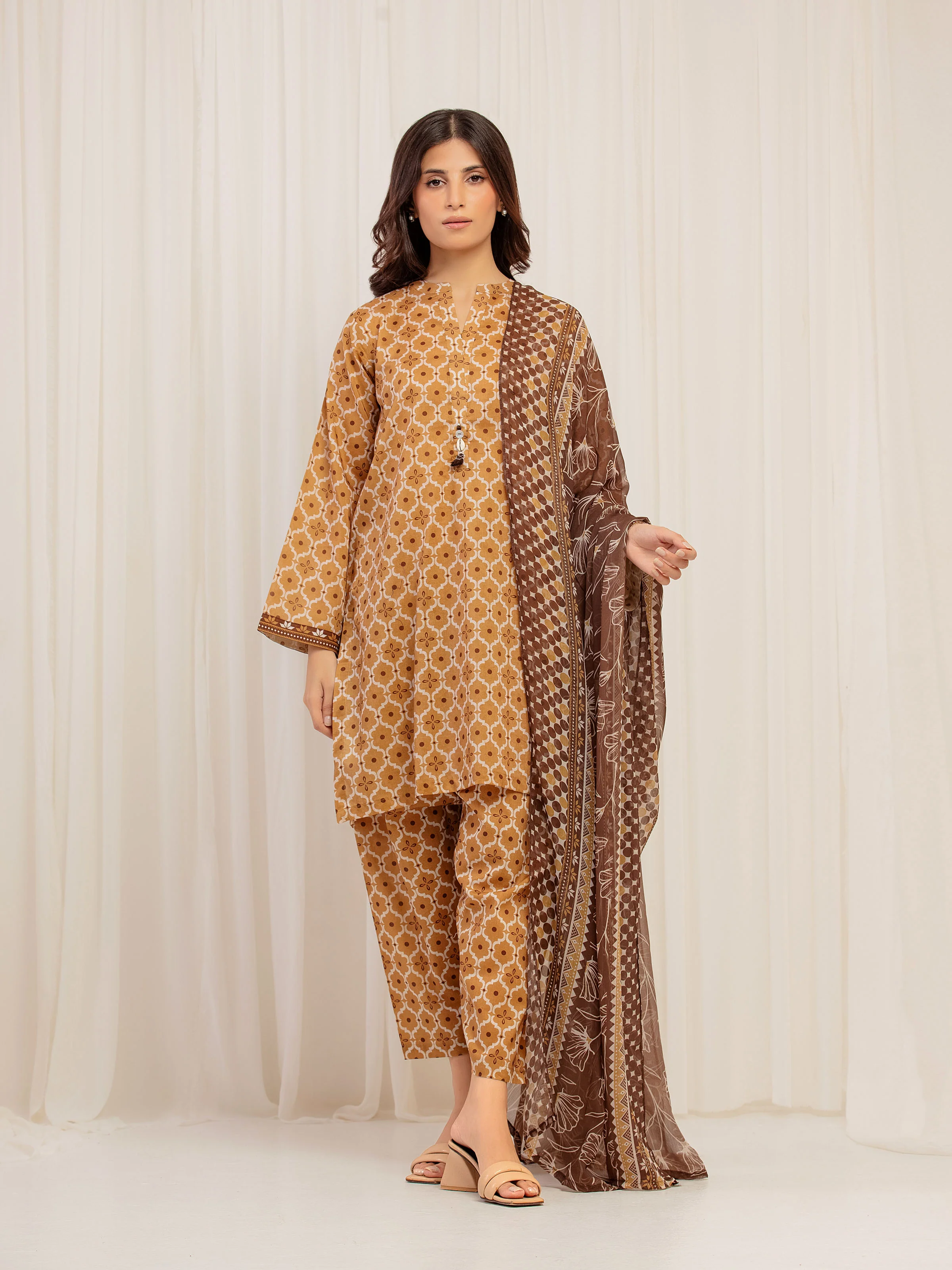 Pret Printed Lawn Suit - EWTKP5-81993-3P