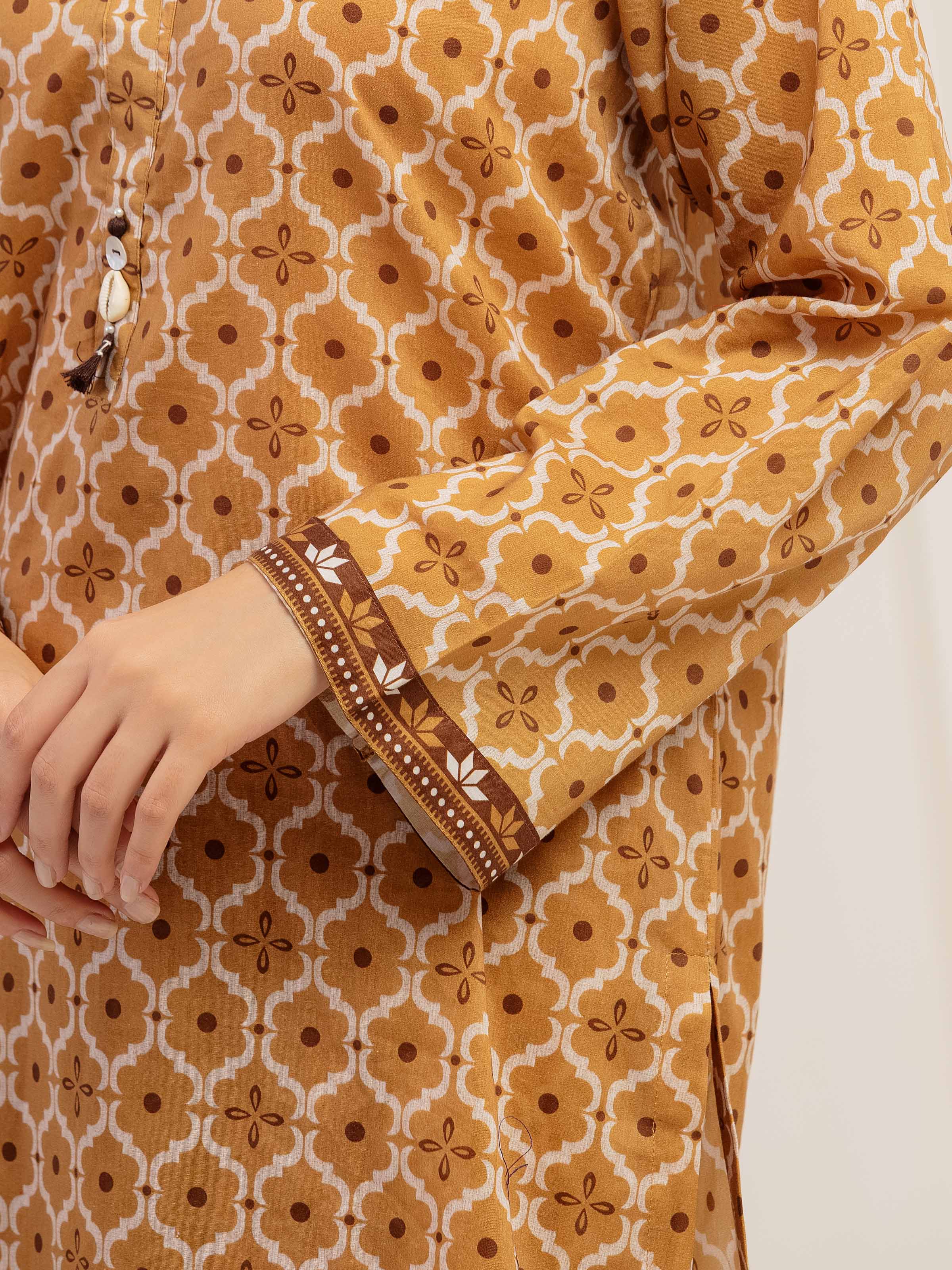 Pret Printed Lawn Suit - EWTKP5-81993-3P - Image 4