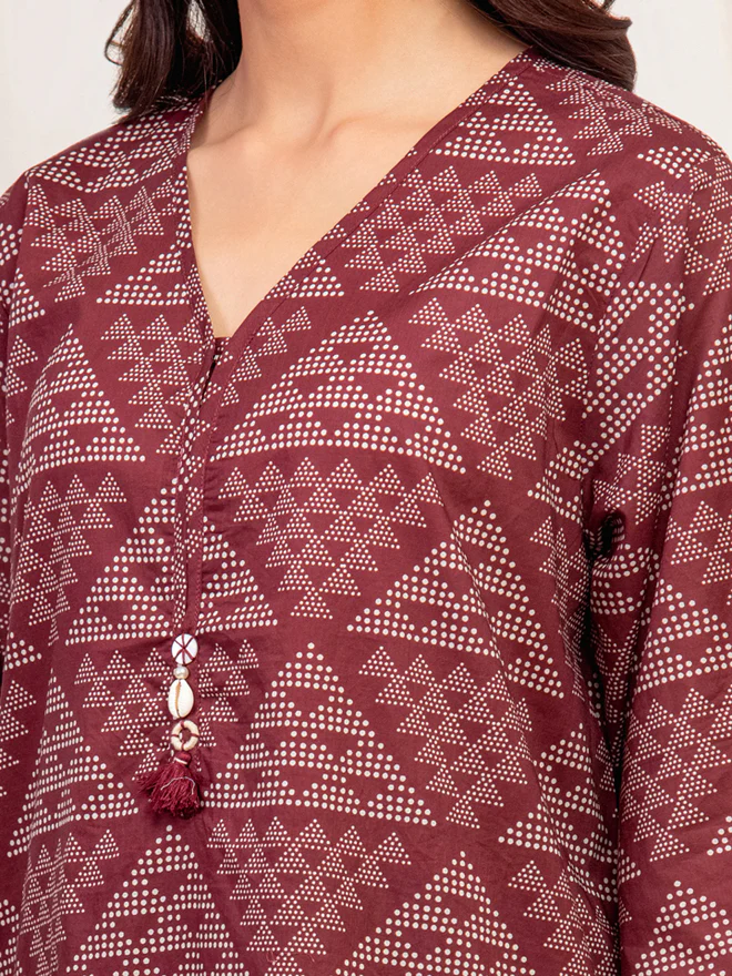 Pret Printed Lawn Suit - EWTKP5-82019-3P - Image 3