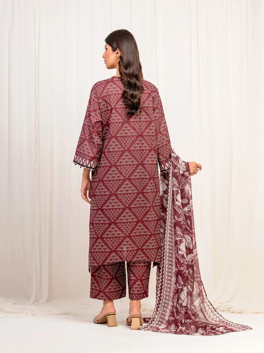 Pret Printed Lawn Suit - EWTKP5-82019-3P - Image 6