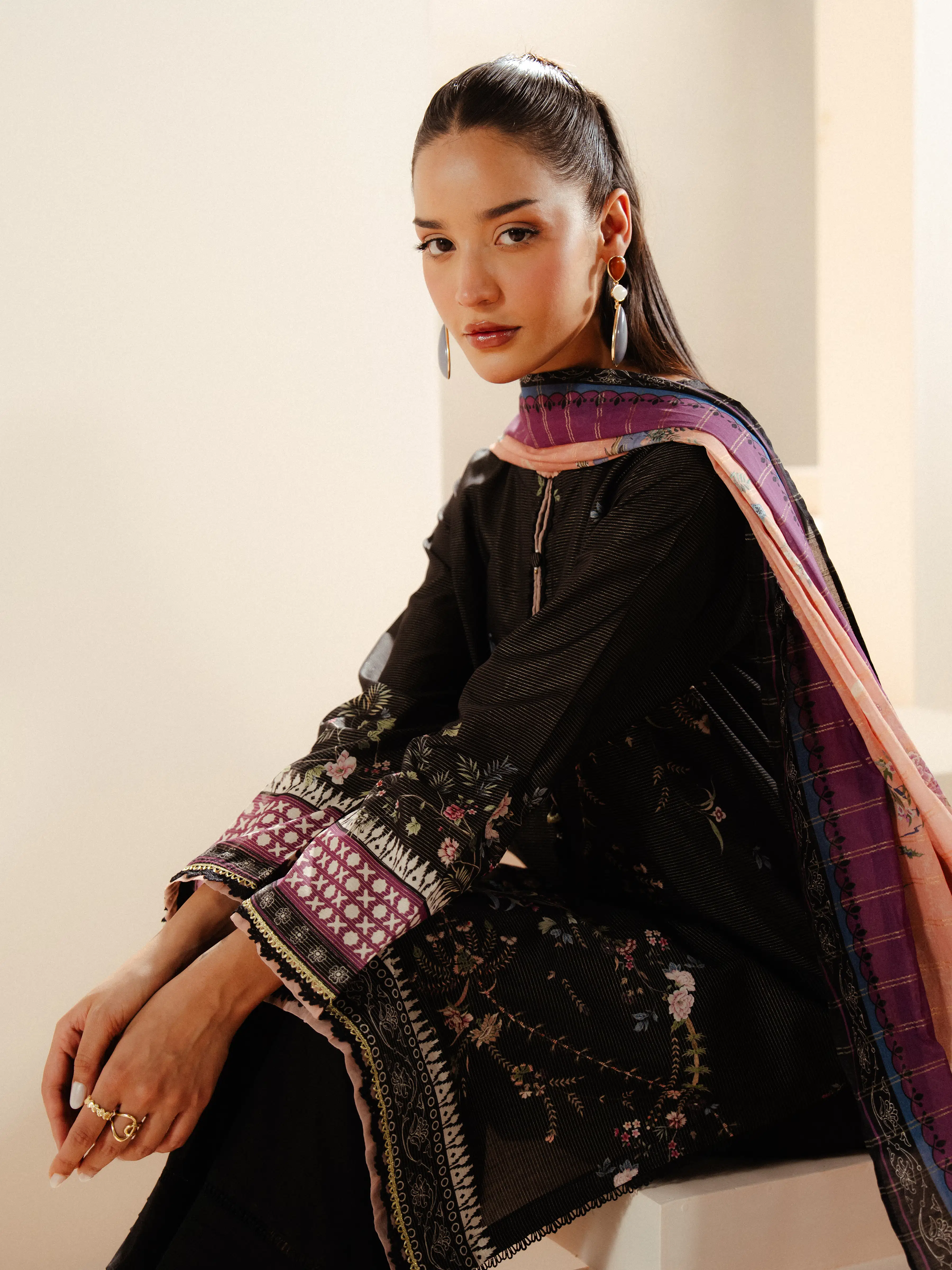 Pret Printed Mesuri Suit - EWTKP5-81719-3P - Image 2