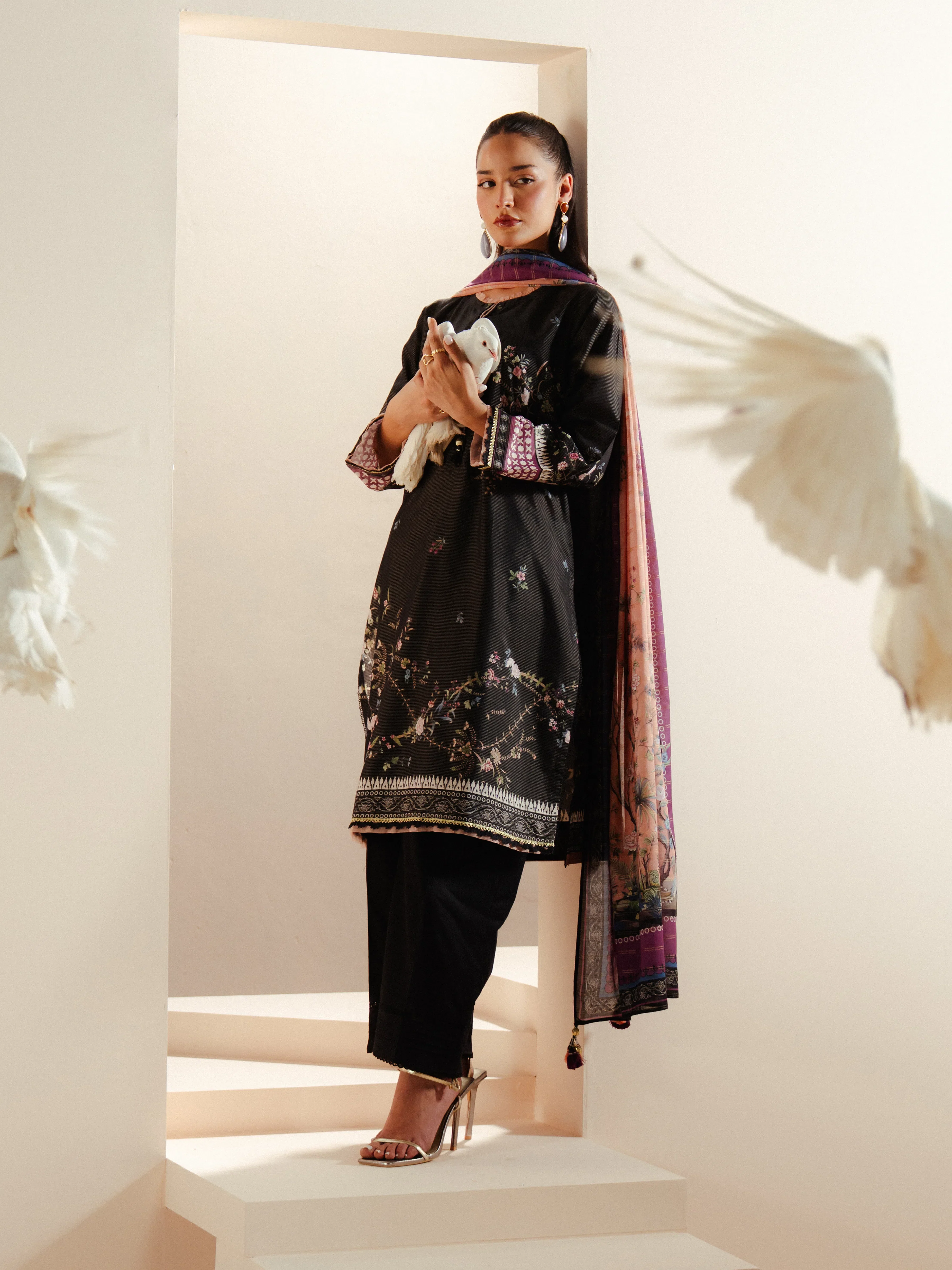 Pret Printed Mesuri Suit - EWTKP5-81719-3P - Image 4