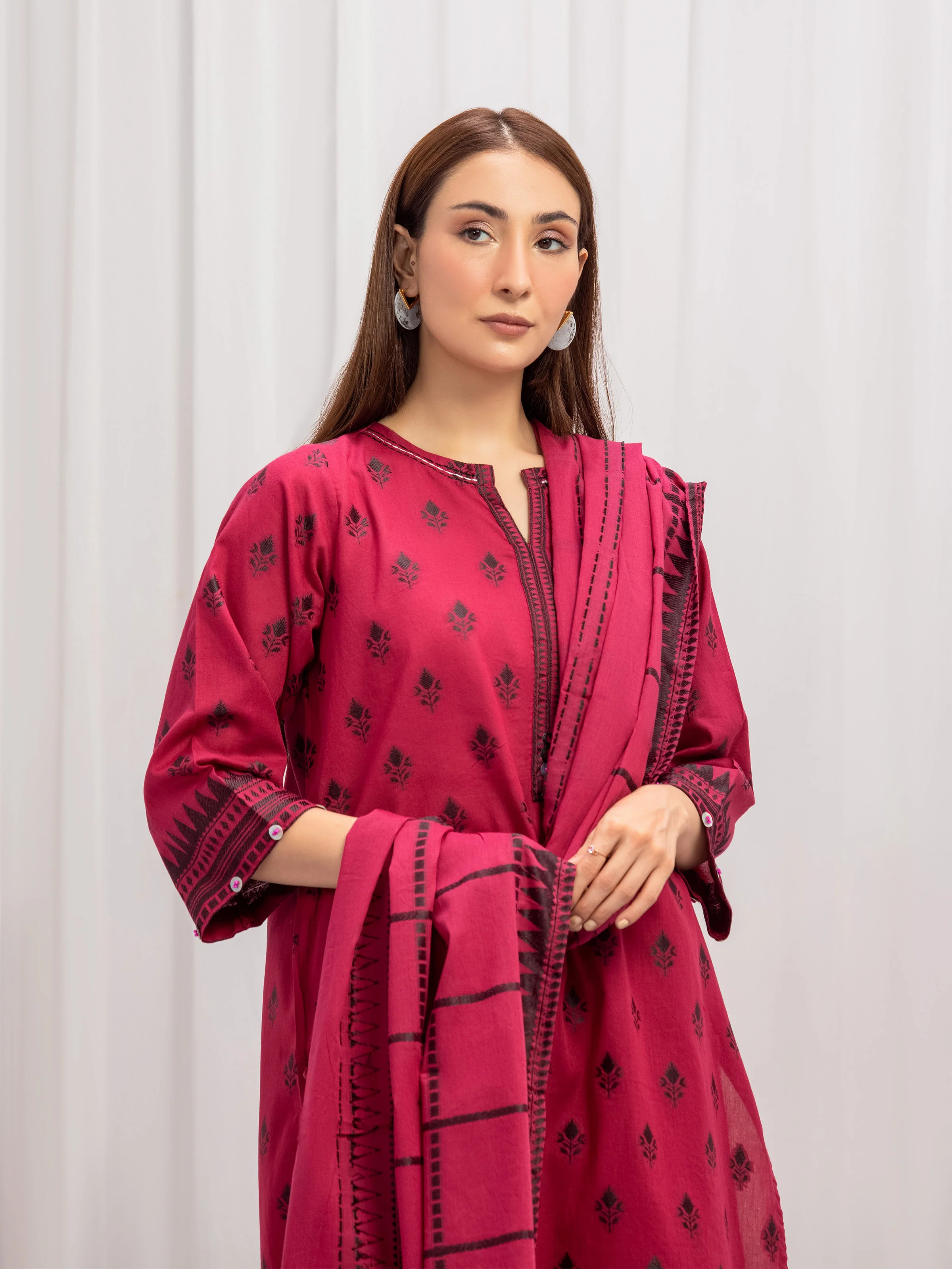Pret Solid Jacquard Suit - EWTKS5-82413-3P - Image 2