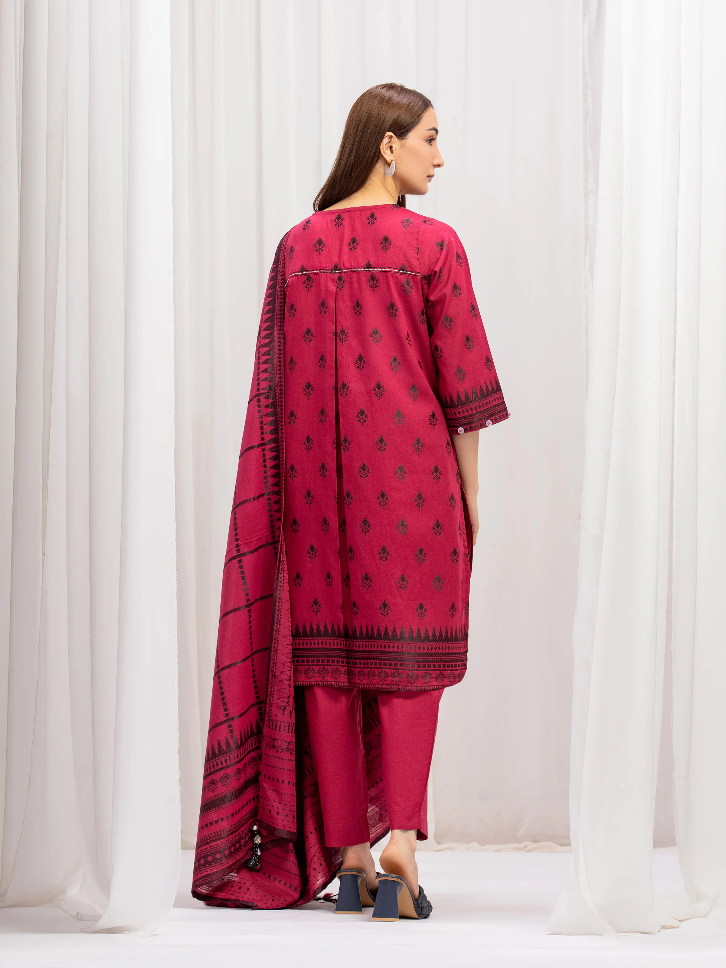 Pret Solid Jacquard Suit - EWTKS5-82413-3P - Image 5