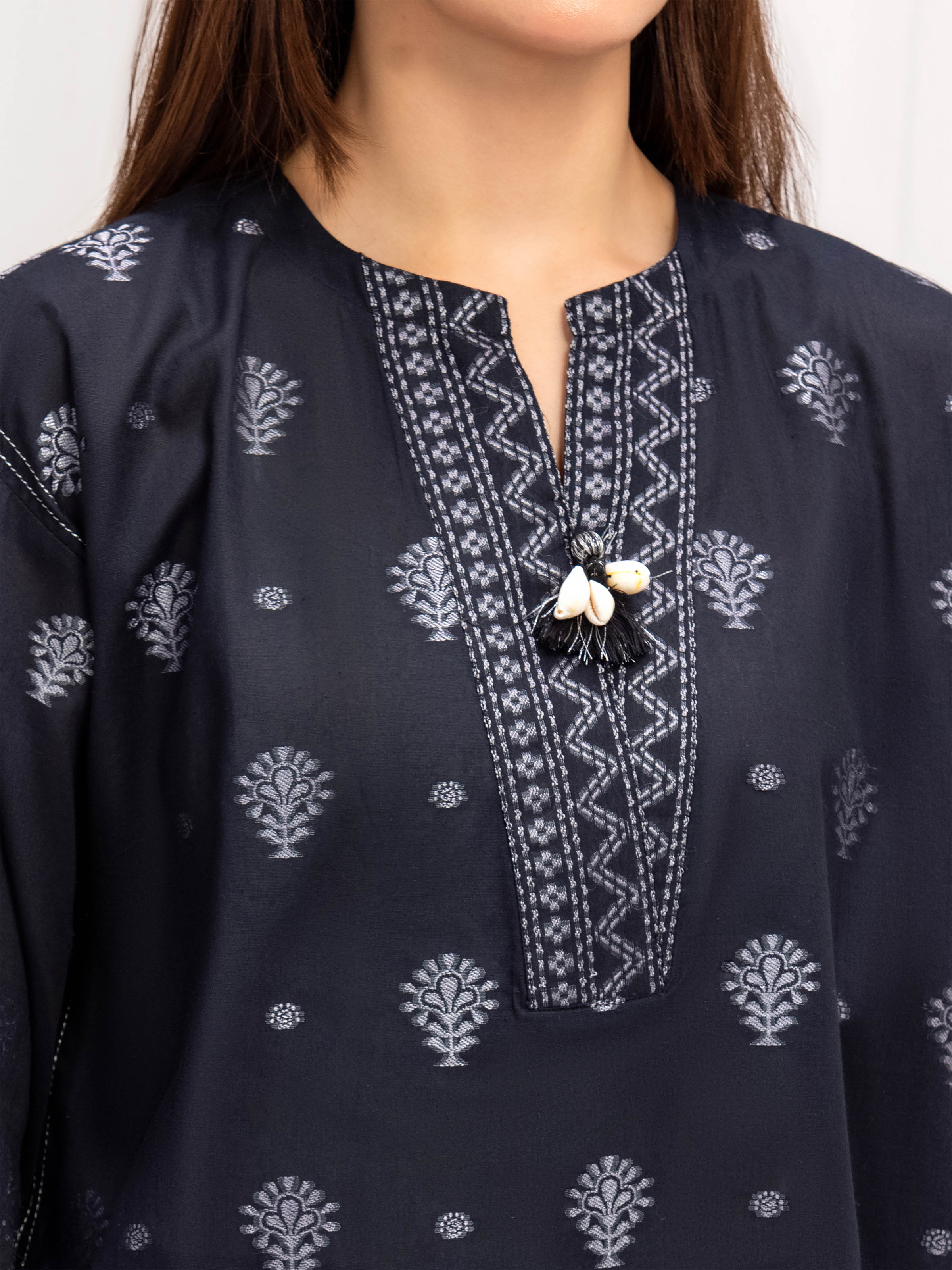 Pret Solid Jacquard Suit - EWTKS5-82415-3P - Image 3