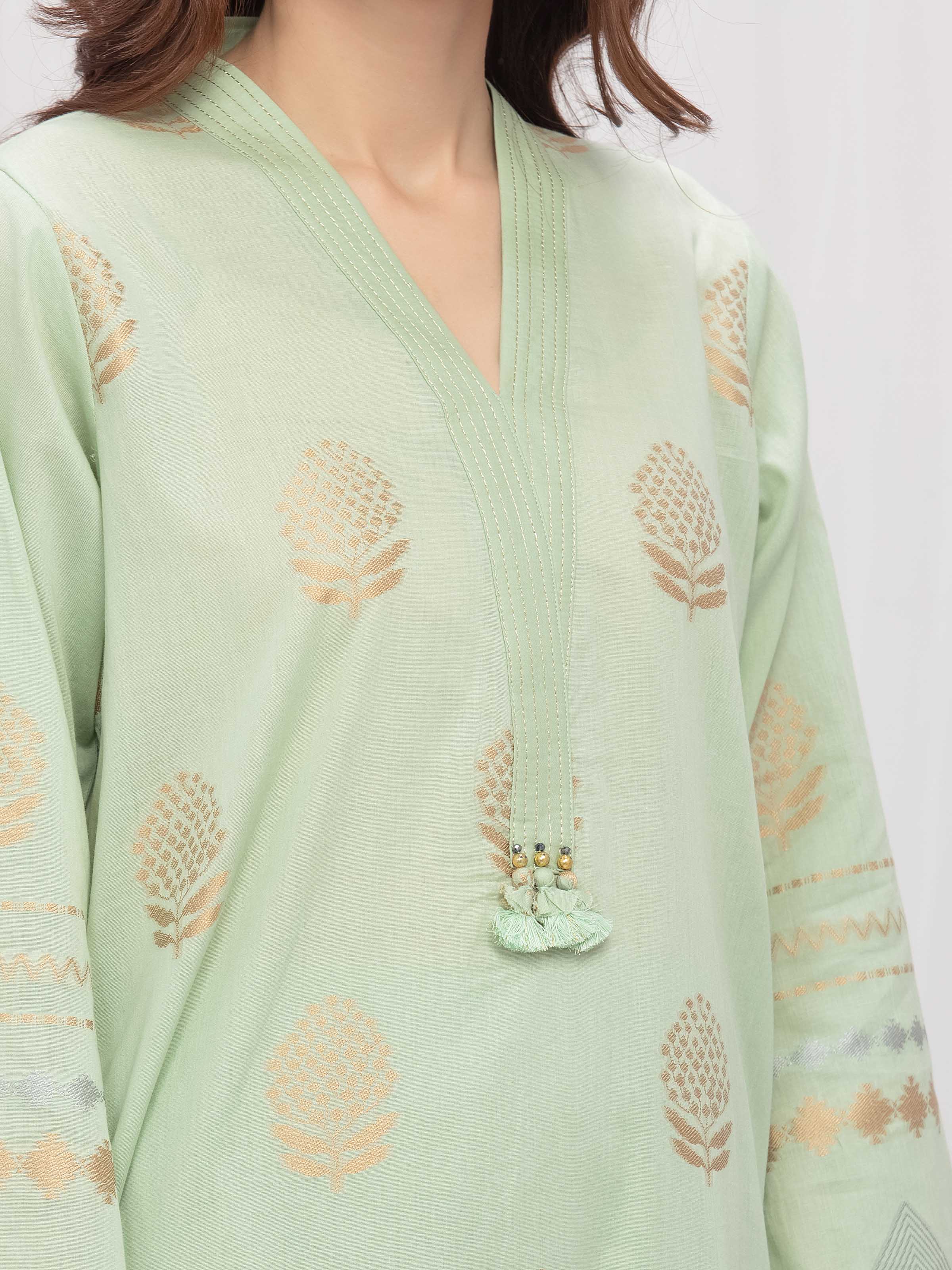 Pret Solid Jacquard Suit - EWTKS5-82416-3P - Image 3