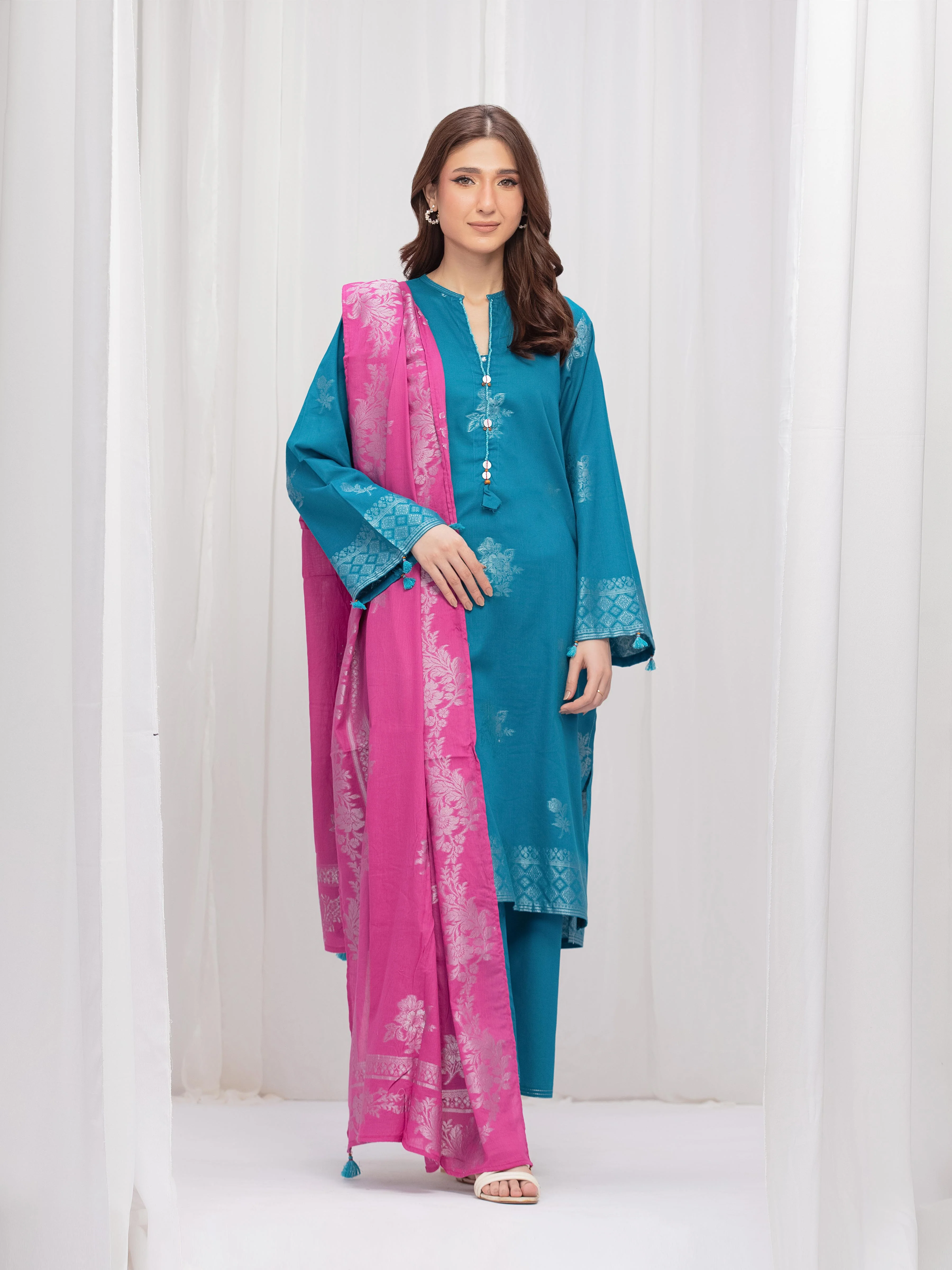 Pret Solid Jacquard Suit - EWTKS5-82419-3P