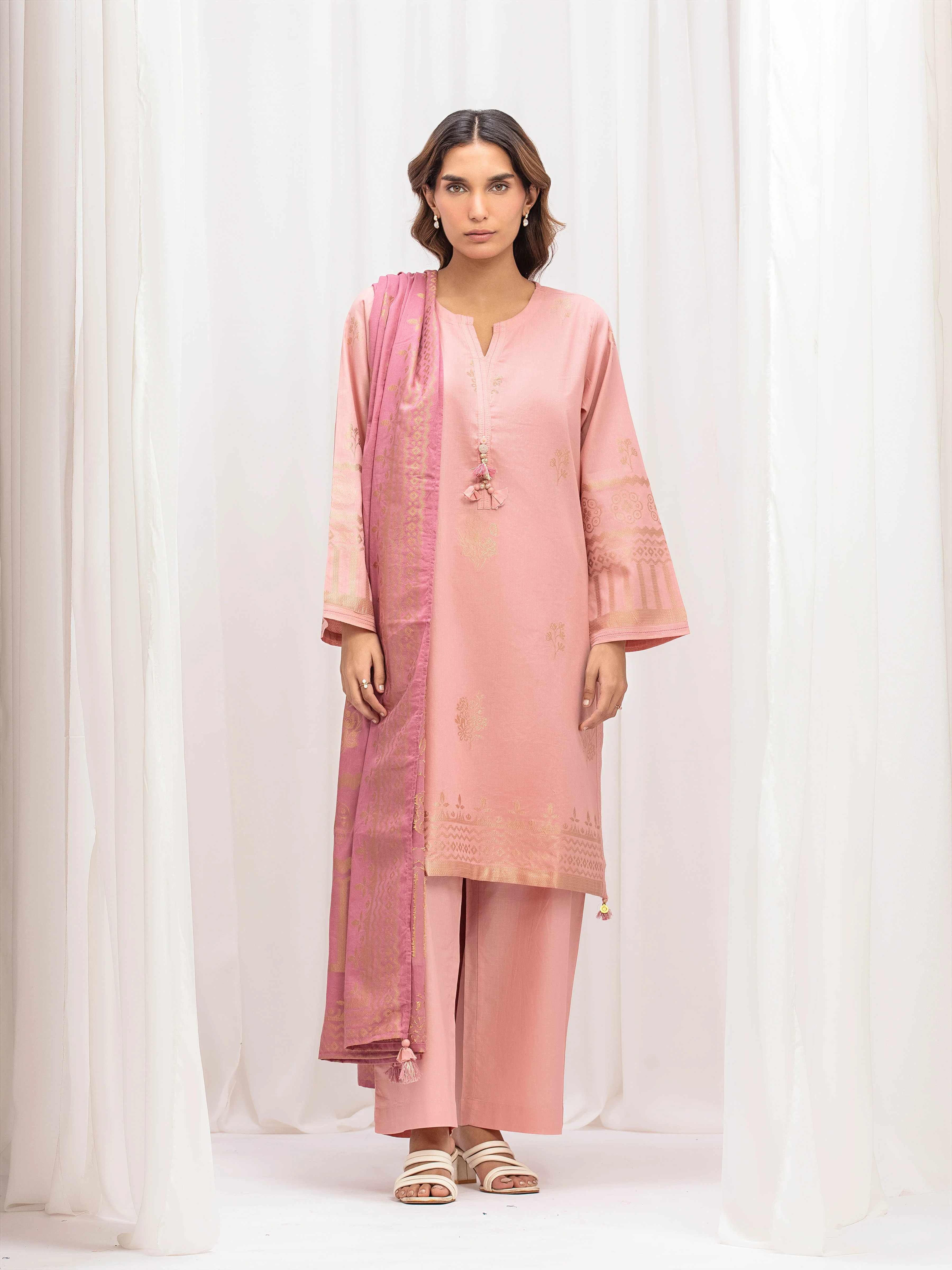 Pret Solid Jacquard Suit - EWTKS5-82420-3P
