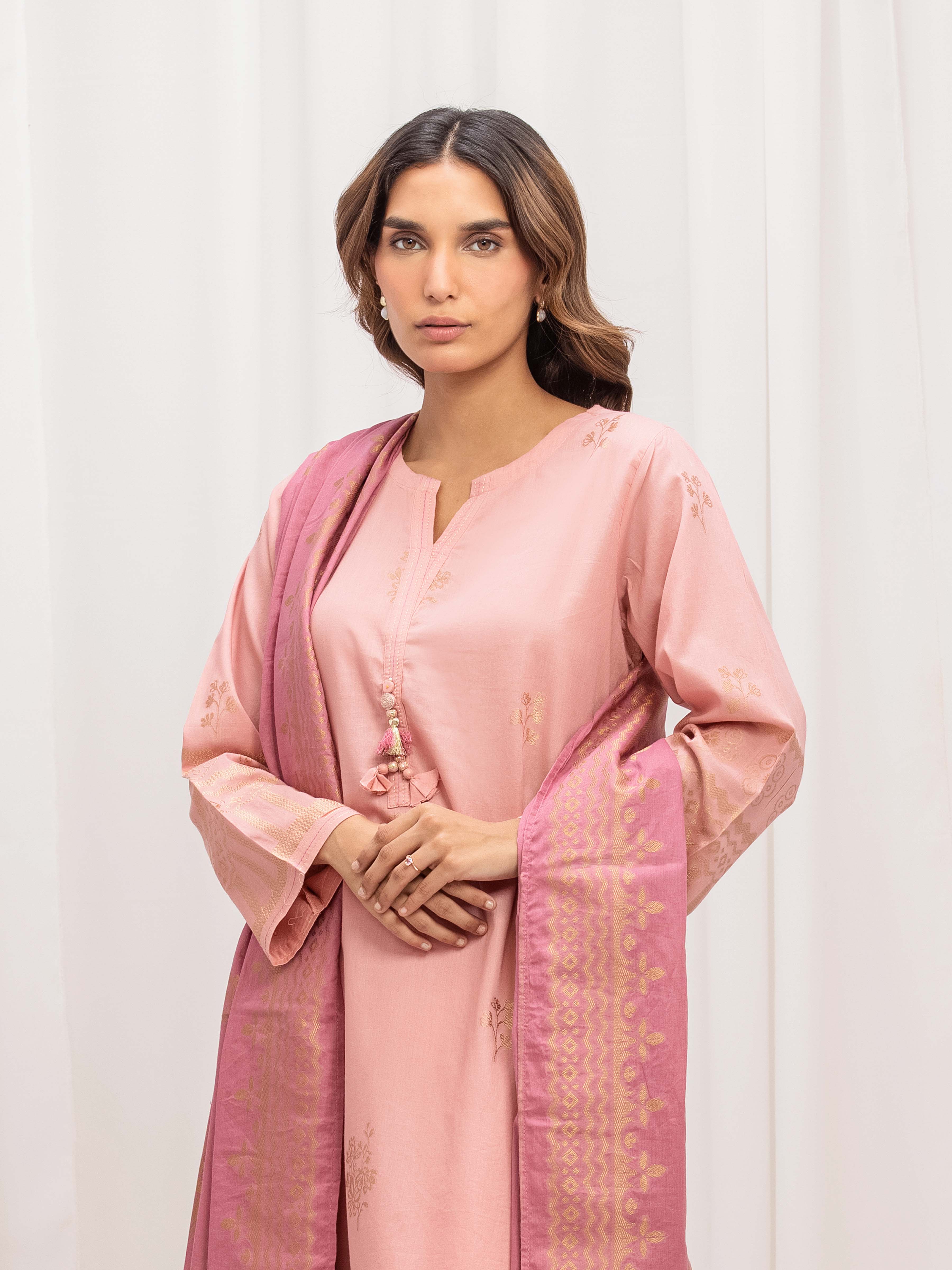 Pret Solid Jacquard Suit - EWTKS5-82420-3P - Image 2