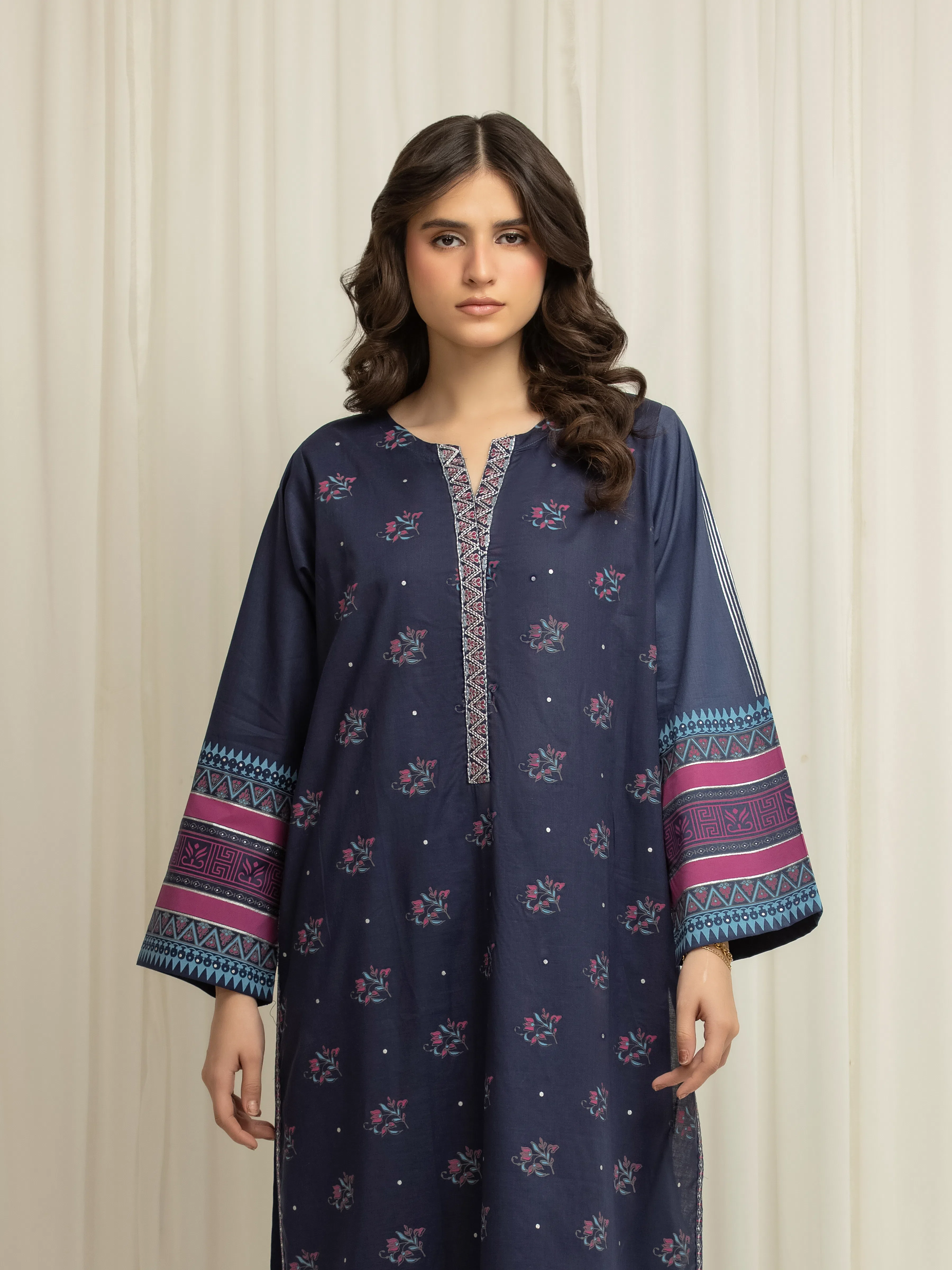 Pret Embroidered Cambric Shirt Trouser - EWTKE5-81623ST - Image 2