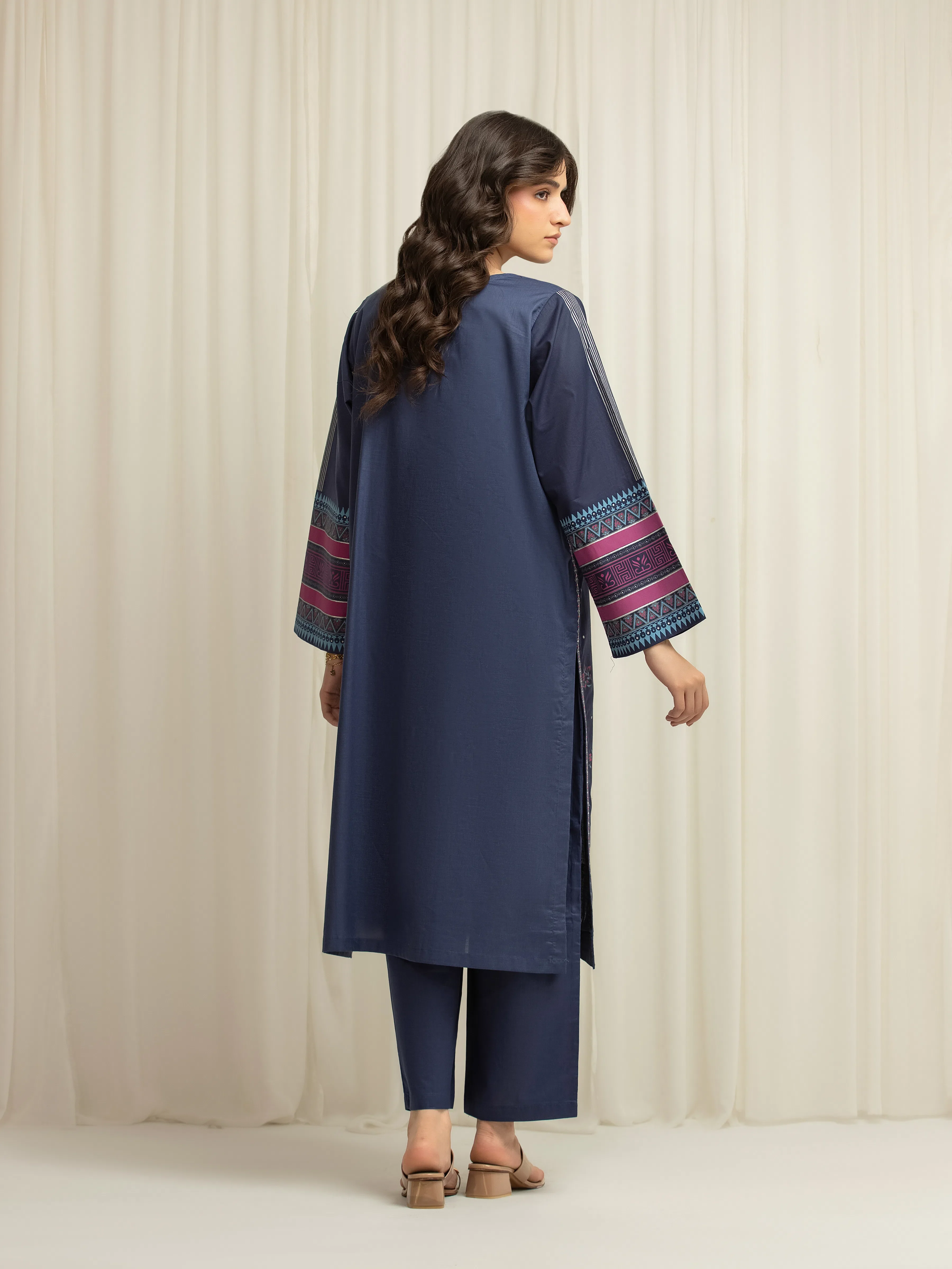 Pret Embroidered Cambric Shirt Trouser - EWTKE5-81623ST - Image 6