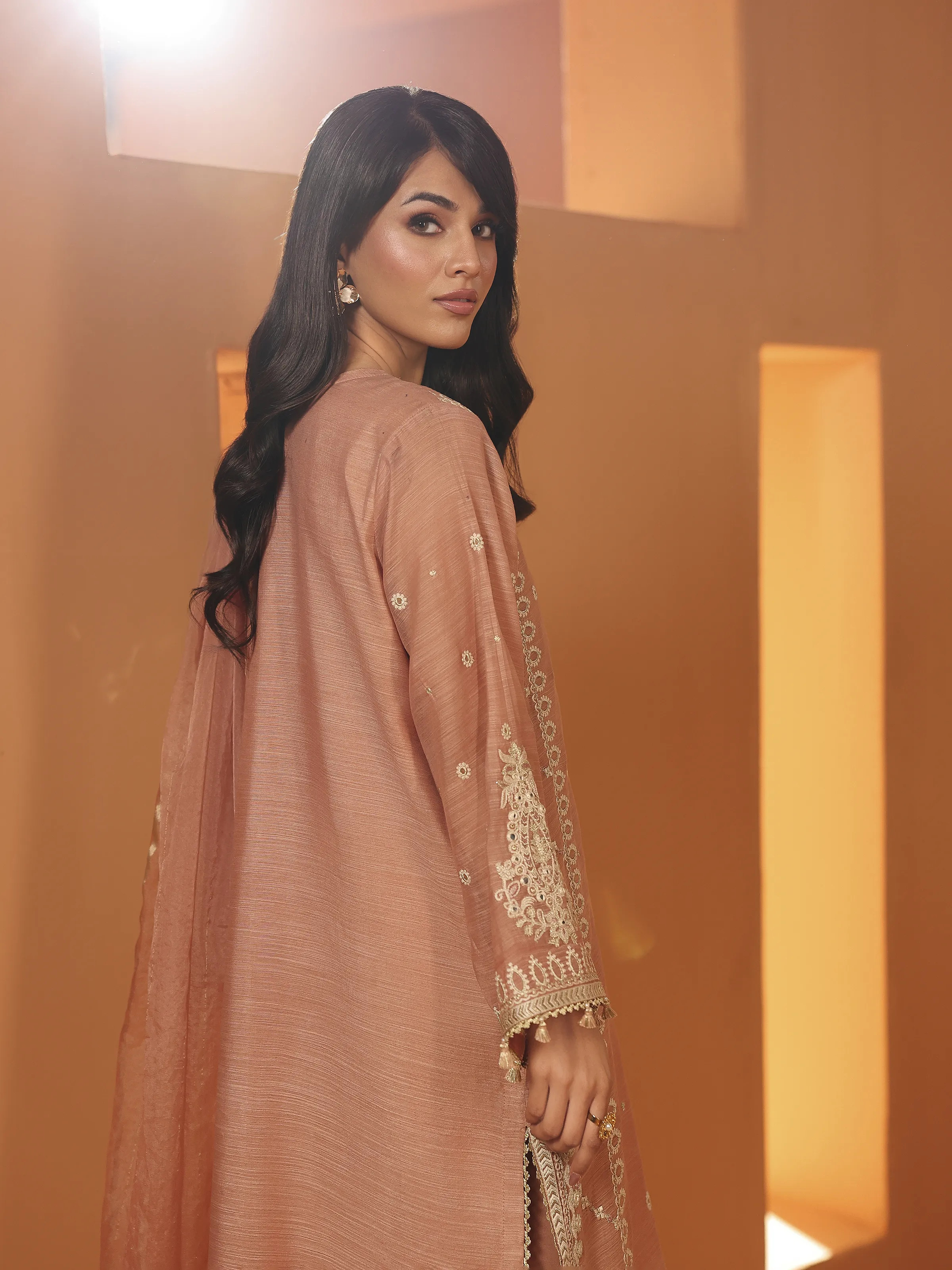 Pret Embroidered Chandri Suit - EWTKED6-84109-3P - Image 6