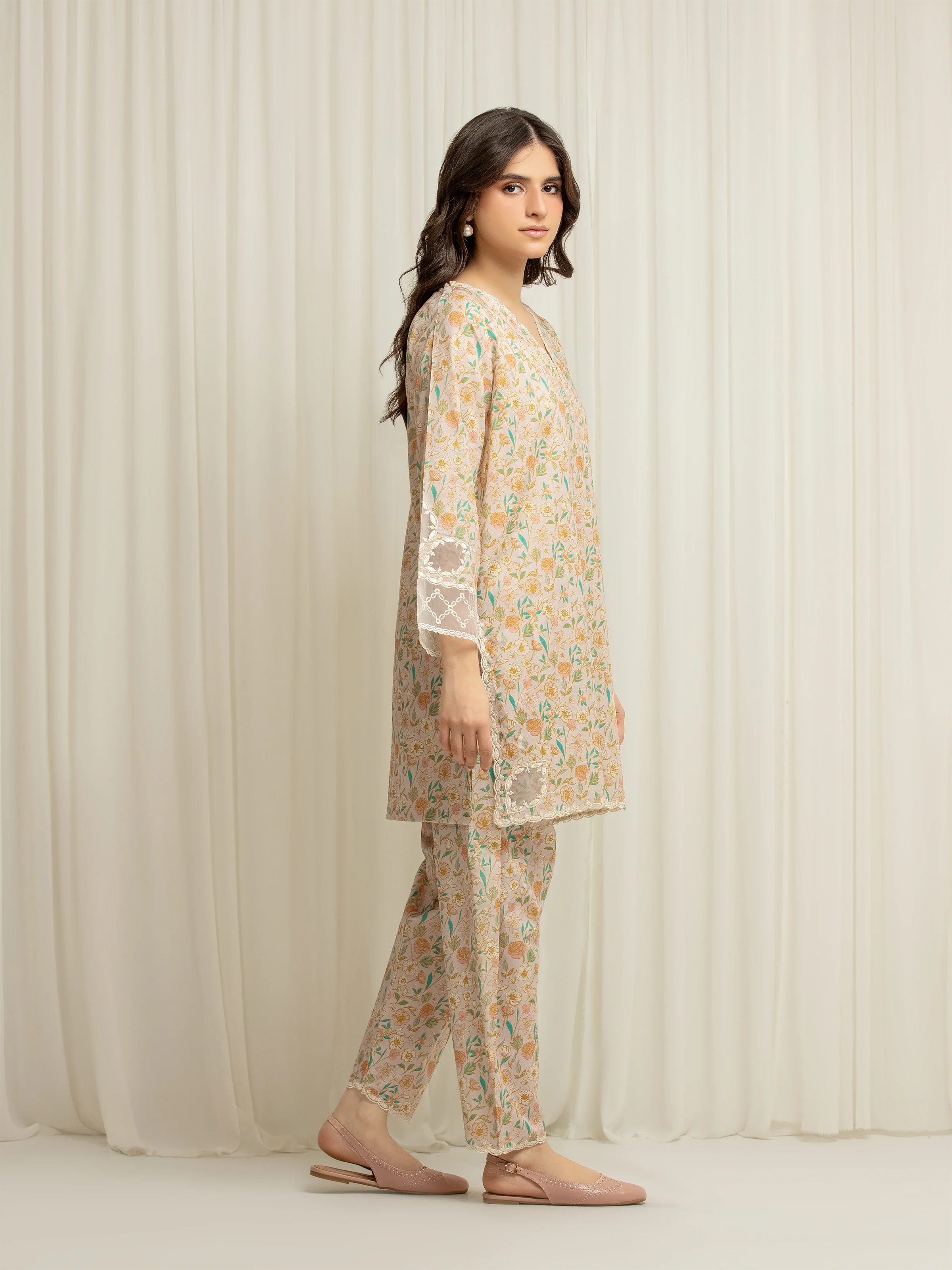 Pret Embroidered Lawn Co-Ord Set - EWTKE5-81863ST - Image 6