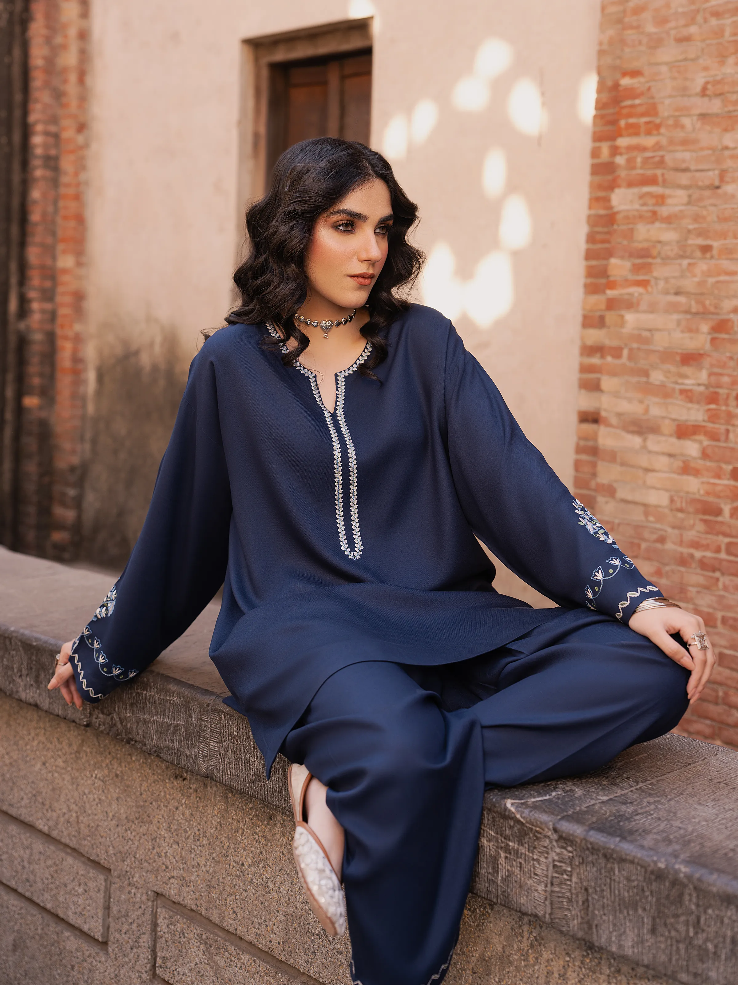 Pret Embroidered Viscose Co-Ord Set - EWTKED5-84050ST - Image 2