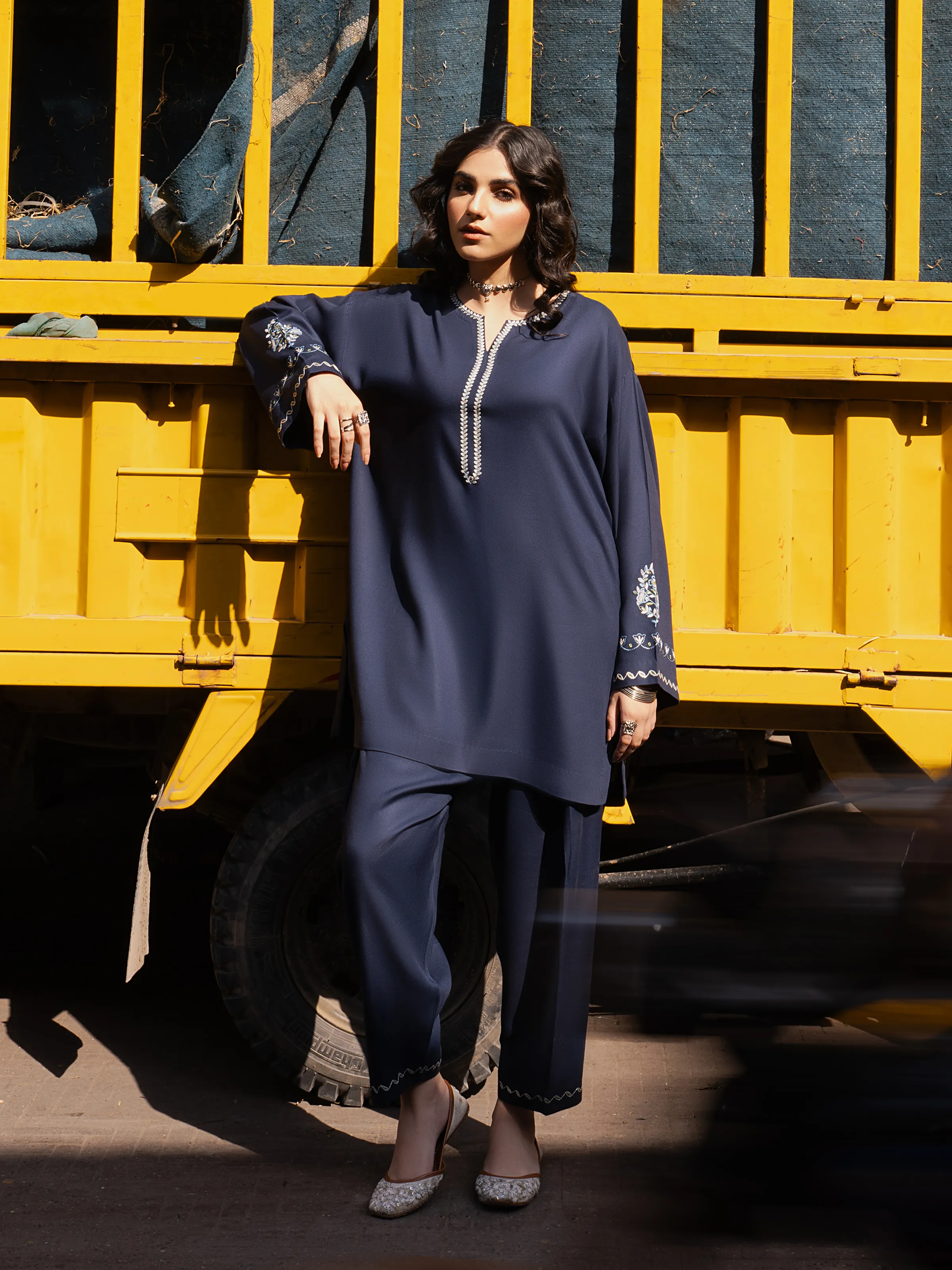 Pret Embroidered Viscose Co-Ord Set - EWTKED5-84050ST - Image 4