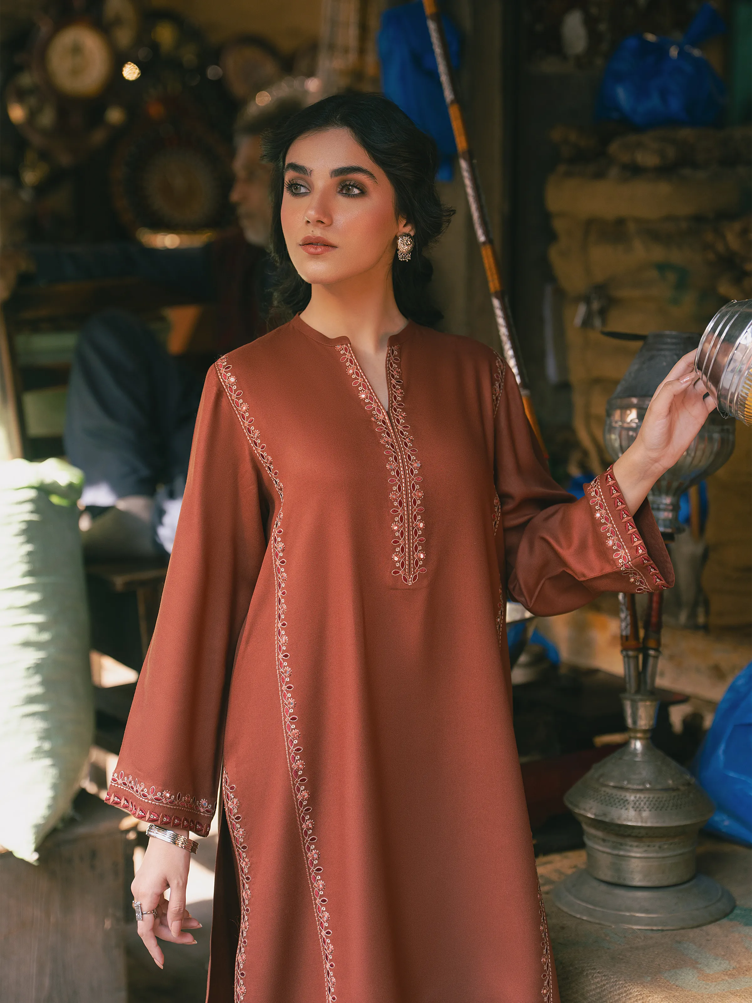 Pret Embroidered Viscose Co-Ord Set - EWTKED5-84052ST - Image 5