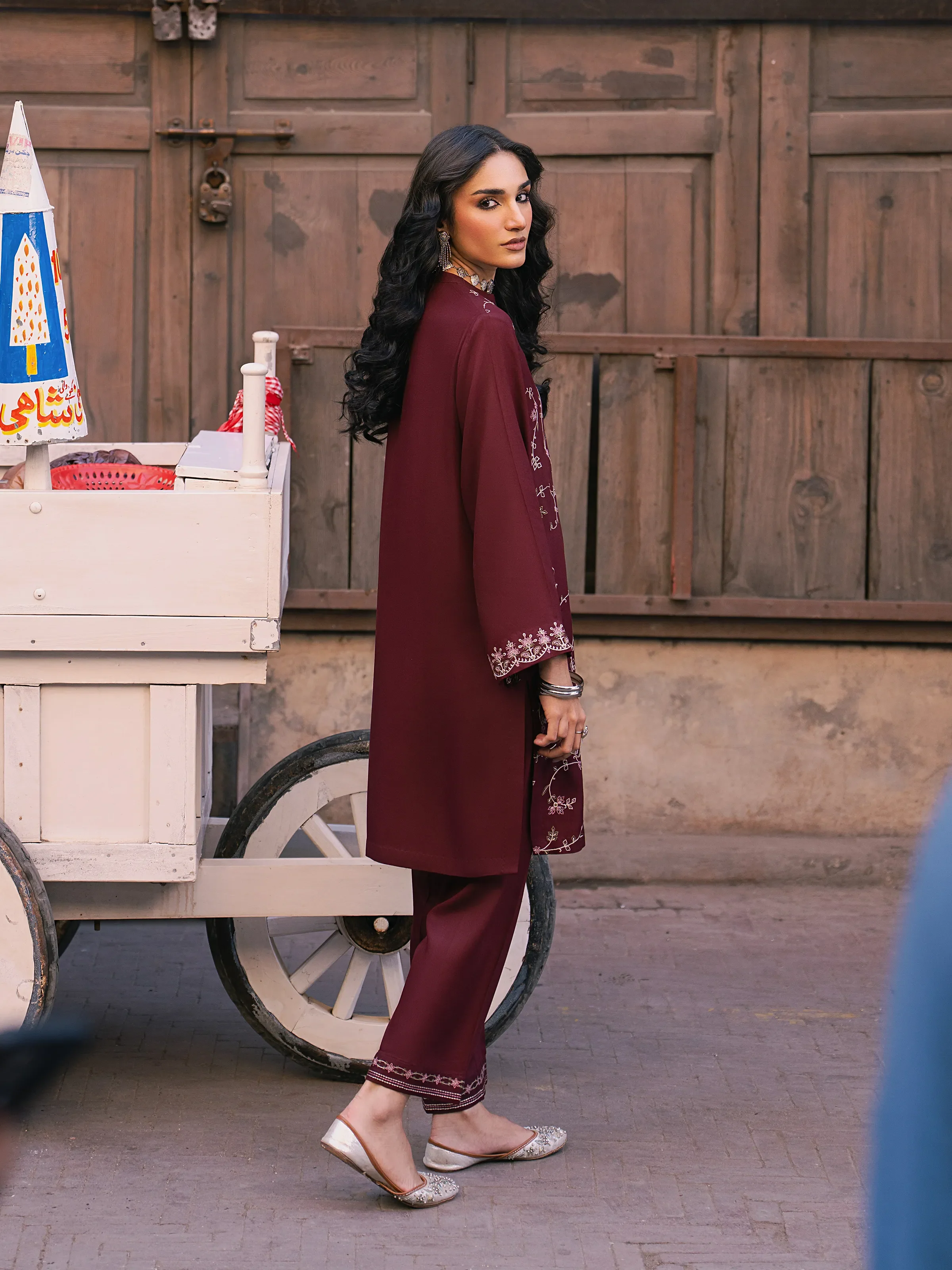 Pret Embroidered Viscose Co-Ord Set - EWTKED5-84056ST - Image 6